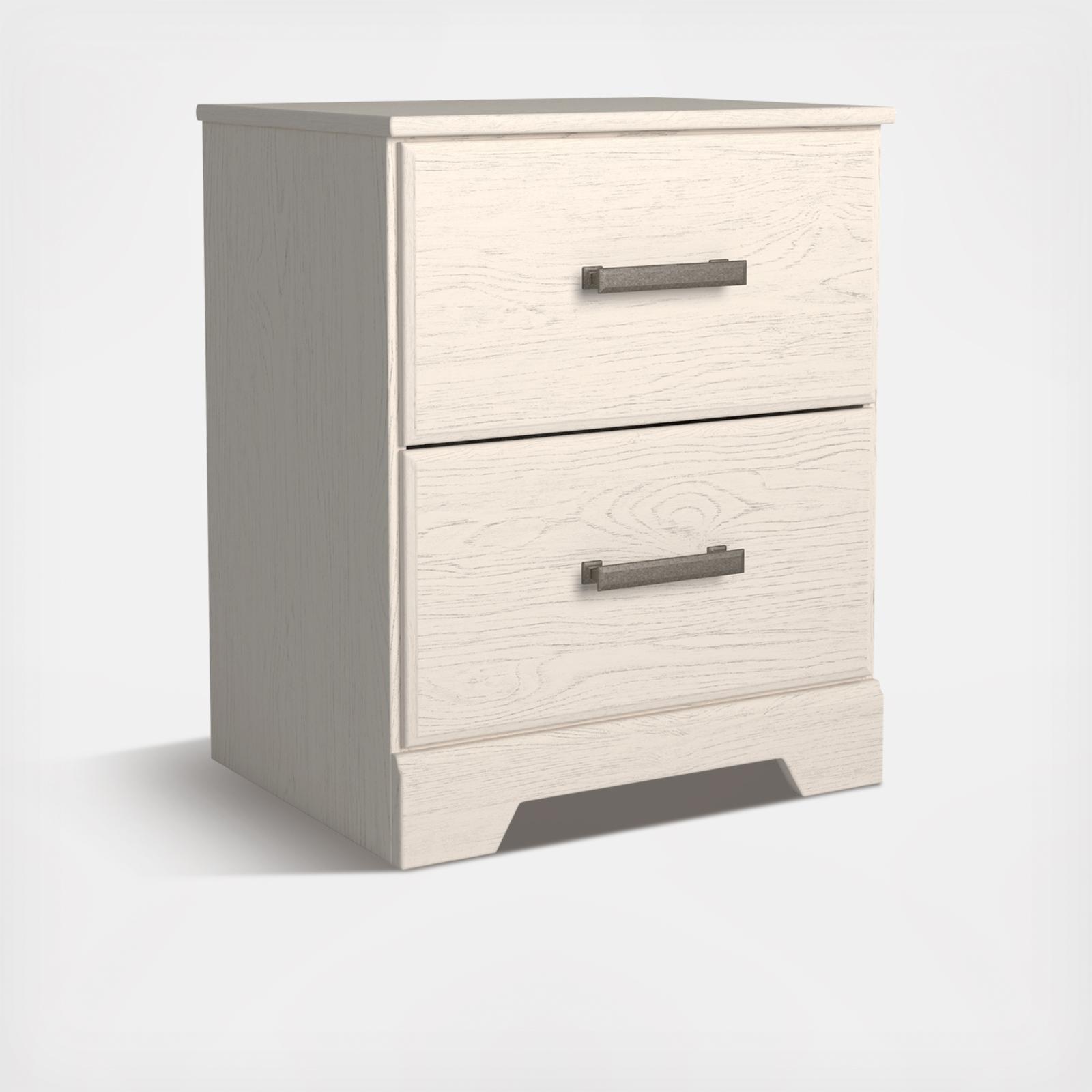 Stelsie 2-Drawer Night Stand