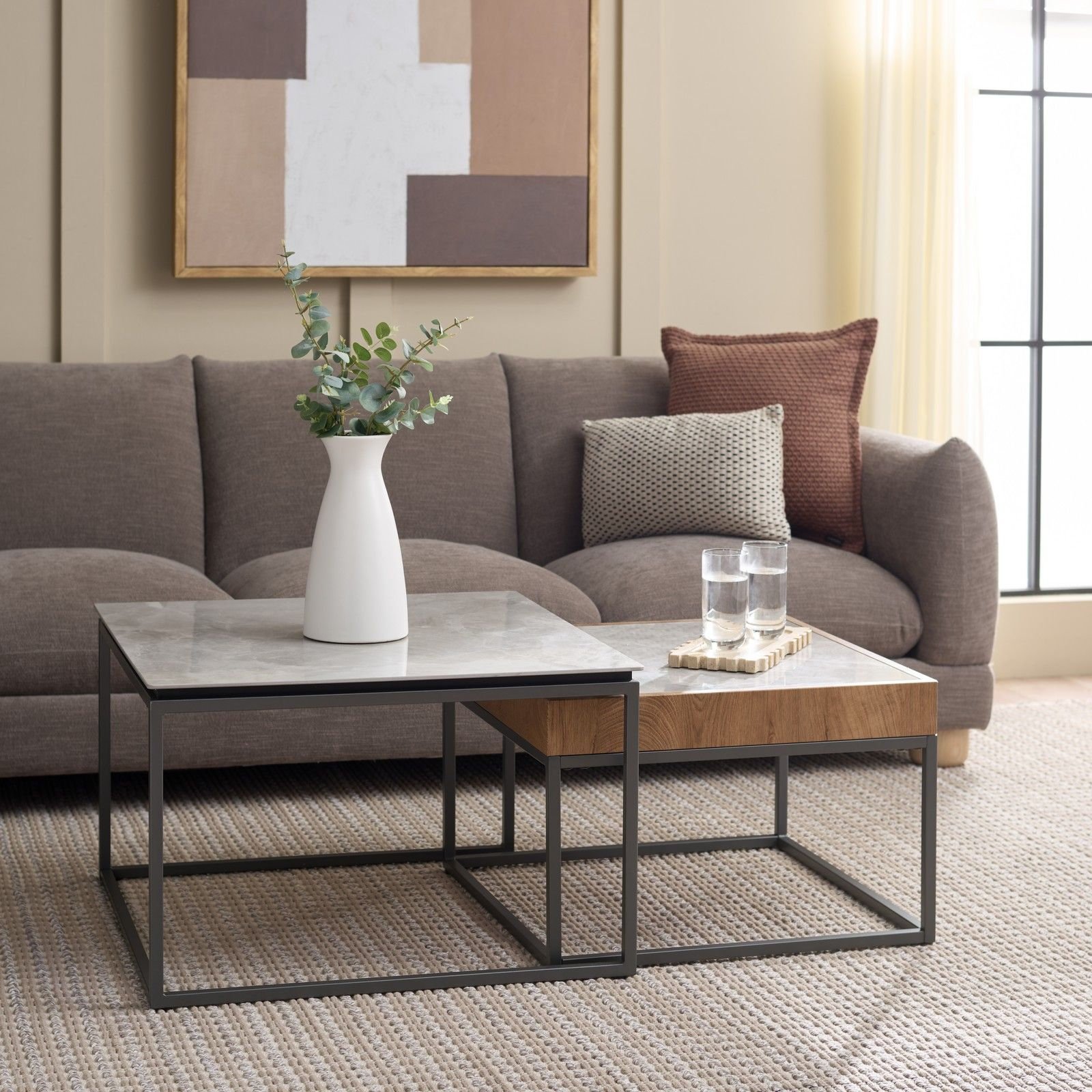 Syd 2-Piece Nesting Coffee Table Set