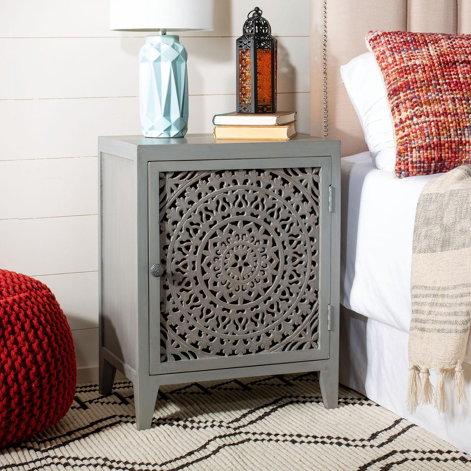 Thea Carved Nightstand 1 Thea Carved Nightstand