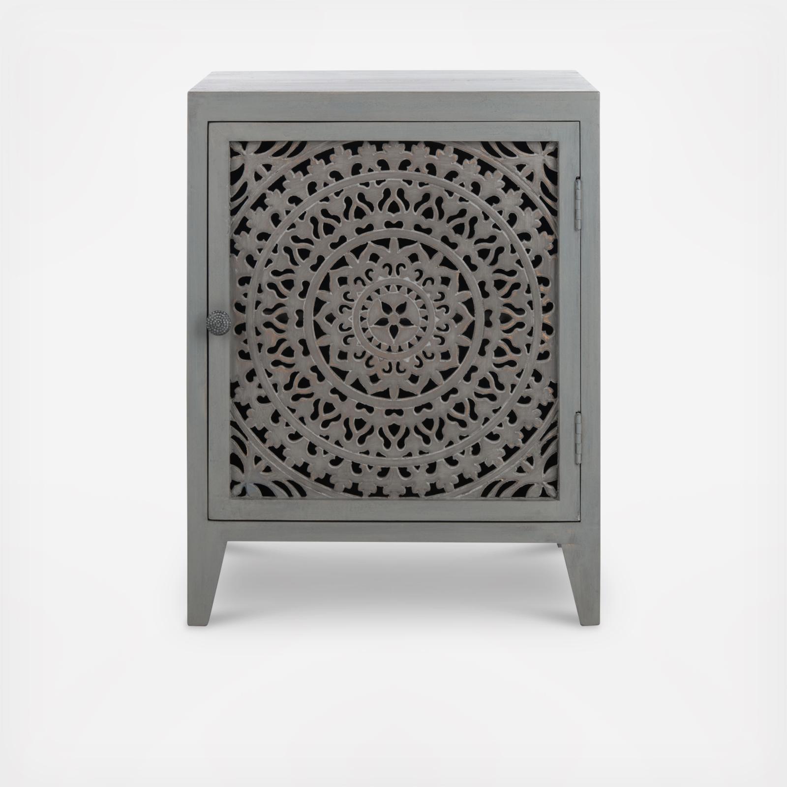 Thea Carved Nightstand 5 Thea Carved Nightstand