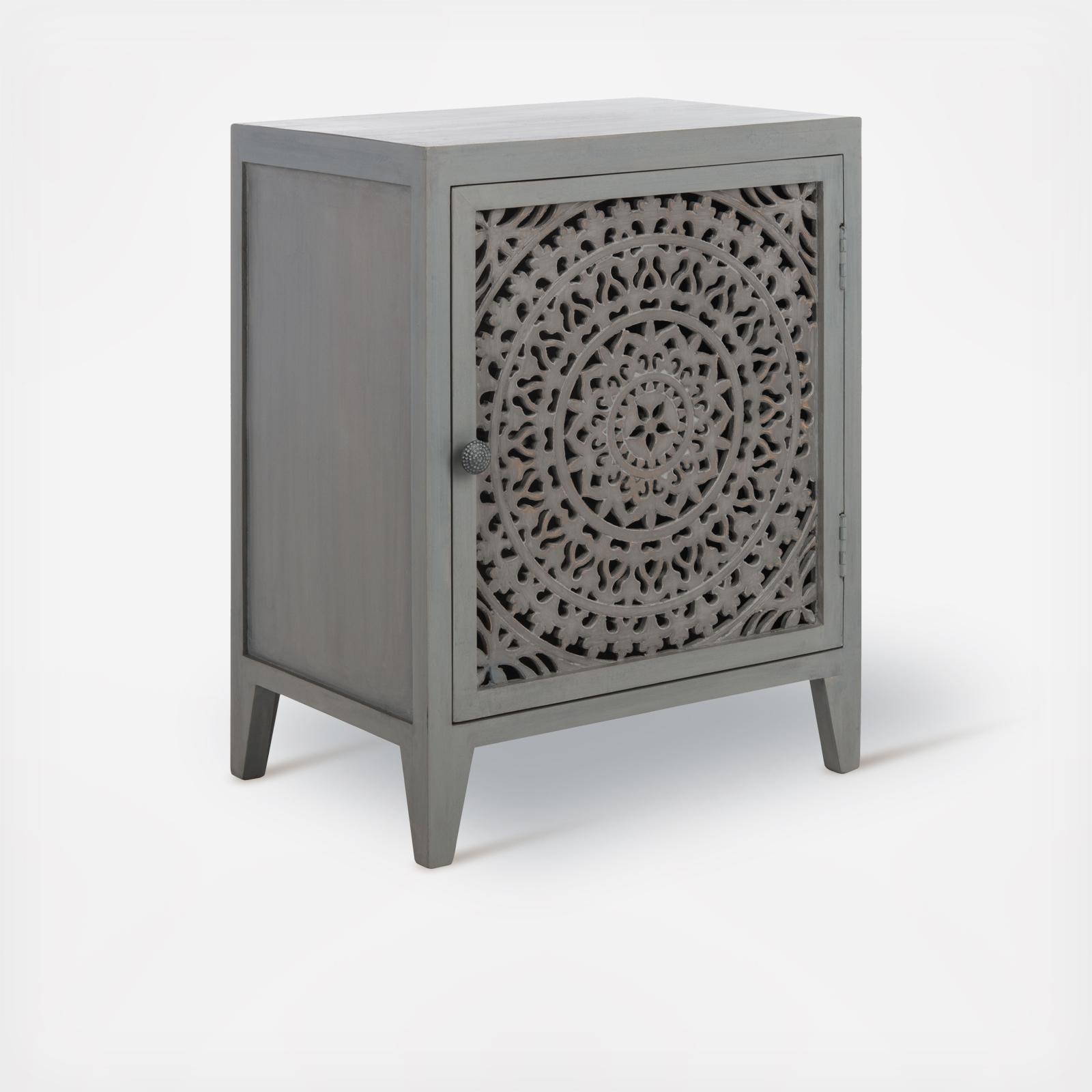Thea Carved Nightstand 6 Thea Carved Nightstand