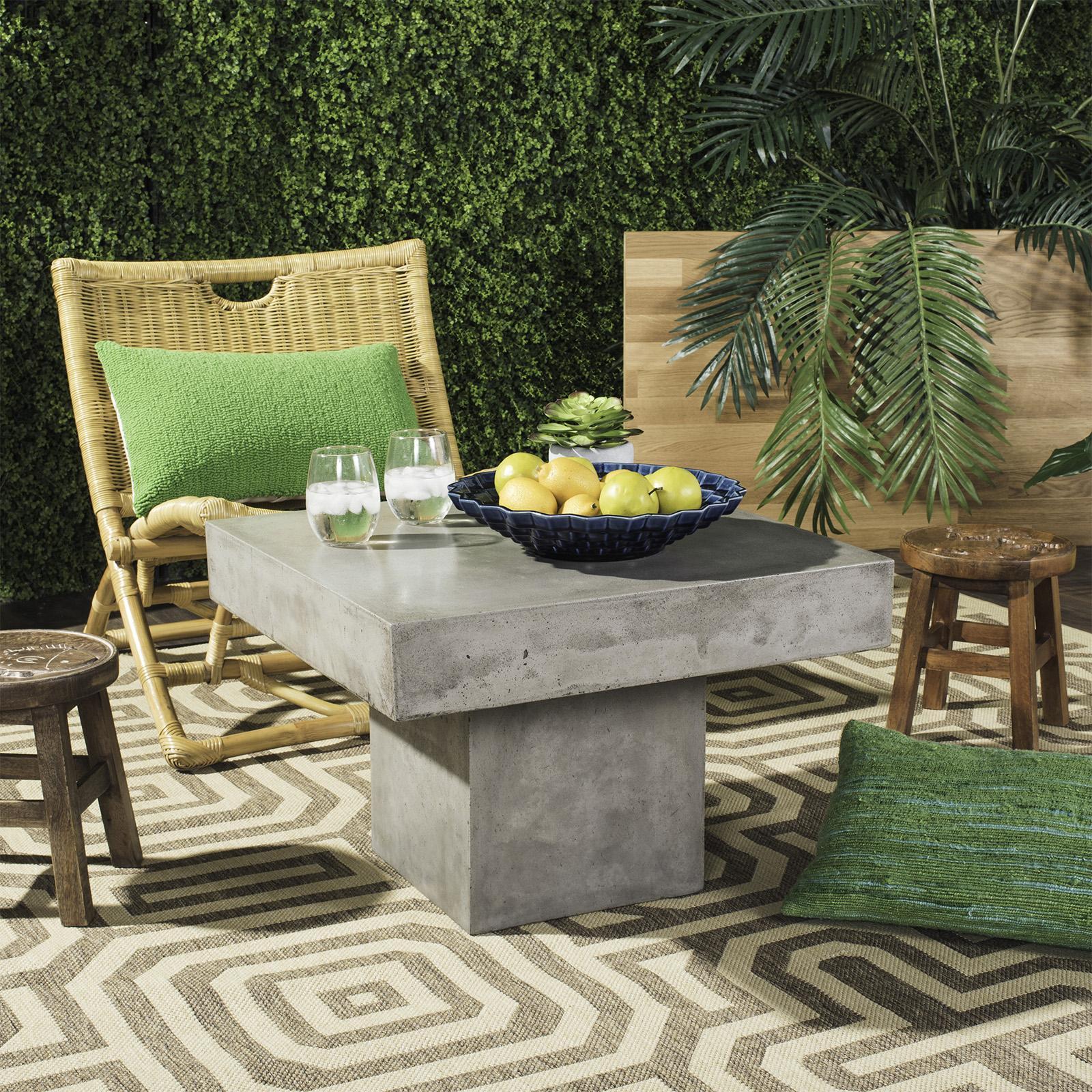 Tallen Indoor/Outdoor Coffee Table 2 Tallen Indoor/Outdoor Coffee Table