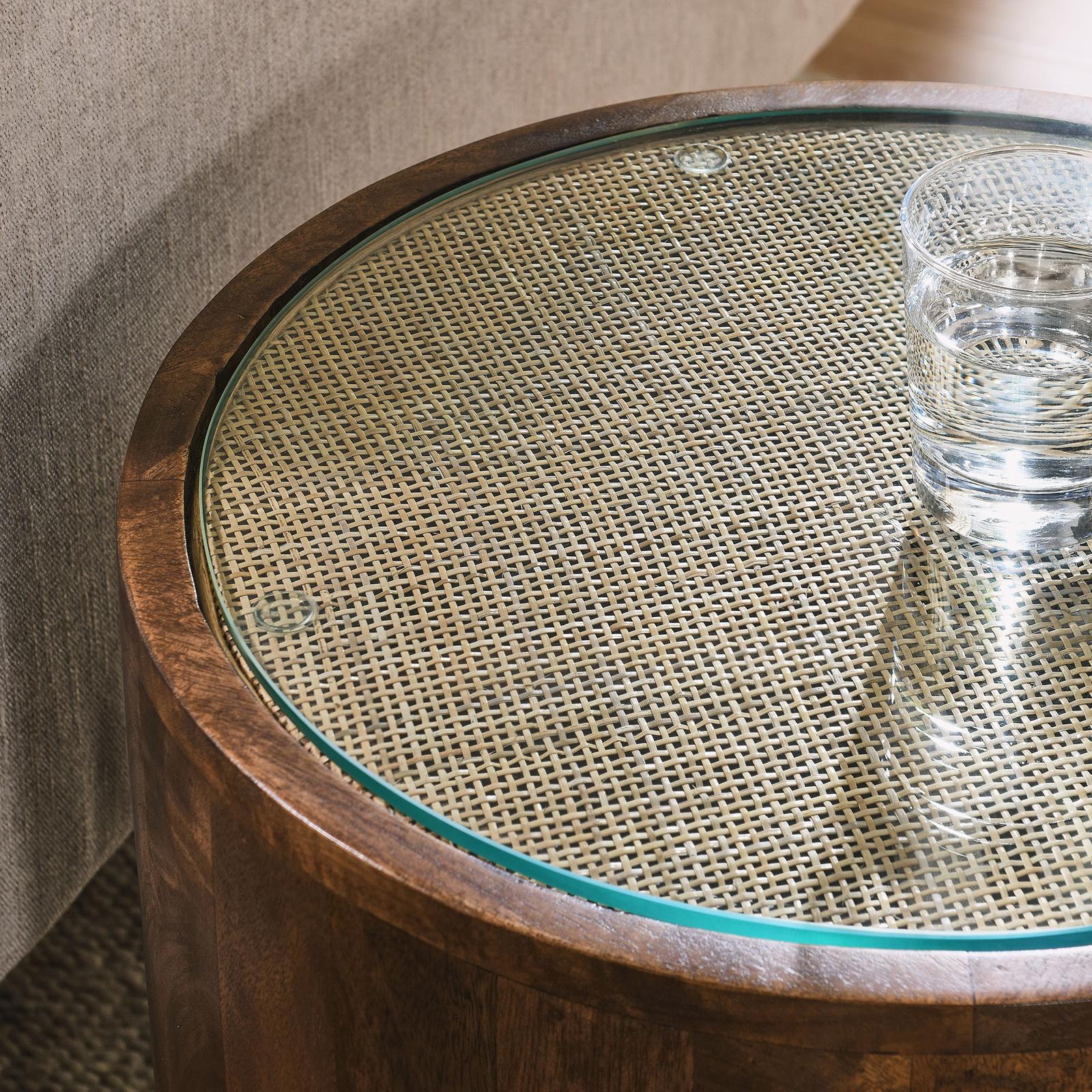 Truett Round Rattan Side Table 4 Truett Round Rattan Side Table