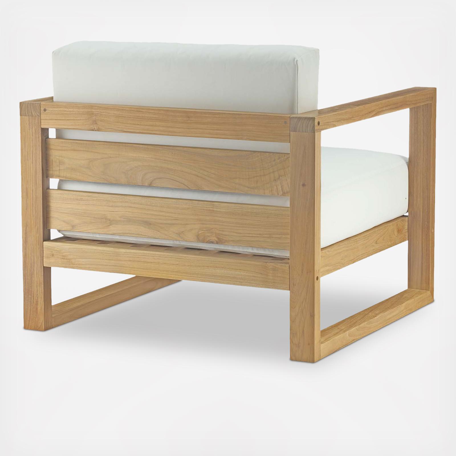 Upland Outdoor Teak Armchair