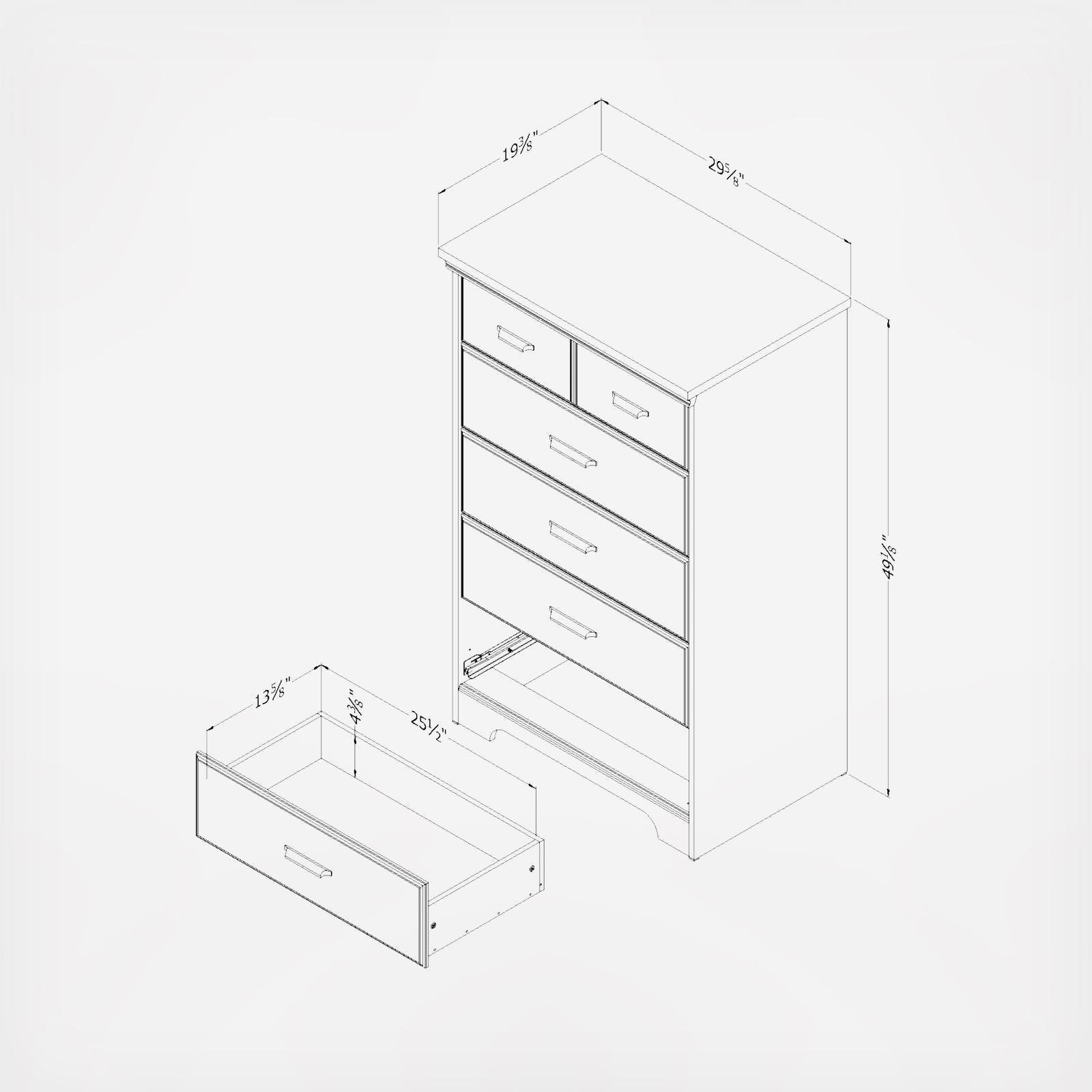 Versa 5-Drawer Chest 4 Versa 5-Drawer Chest