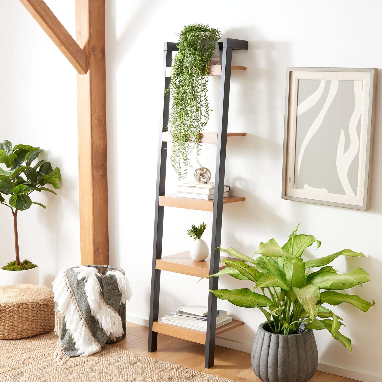Yassi 5-Tier Leaning Etagere