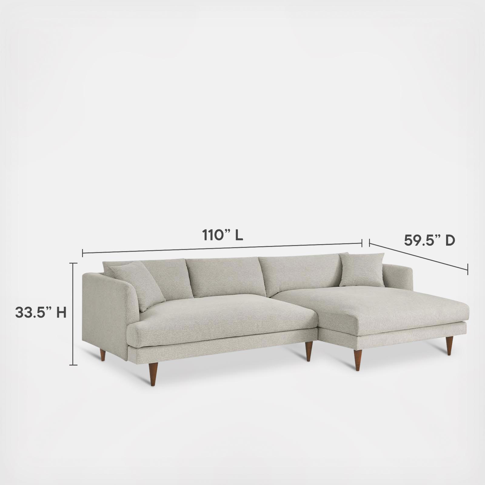 Zoya Right-Facing Sectional Sofa 6 Zoya Right-Facing Sectional Sofa
