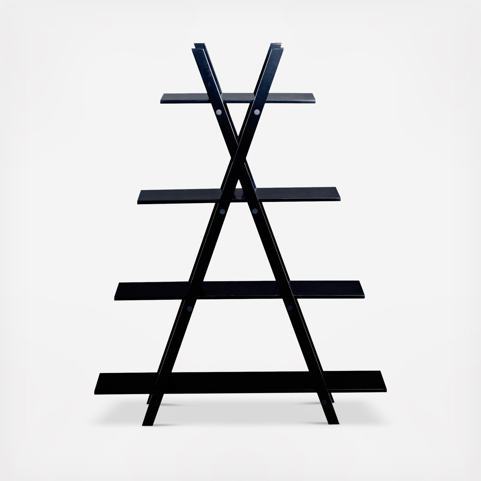 "X"  4-Tier Etagere