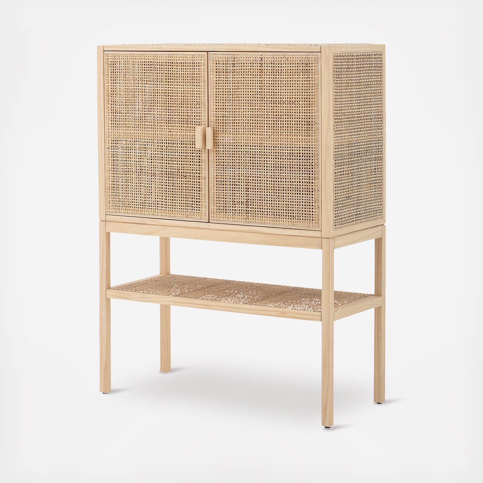 2-Door Woven Rattan Cabinet 4 2-Door Woven Rattan Cabinet