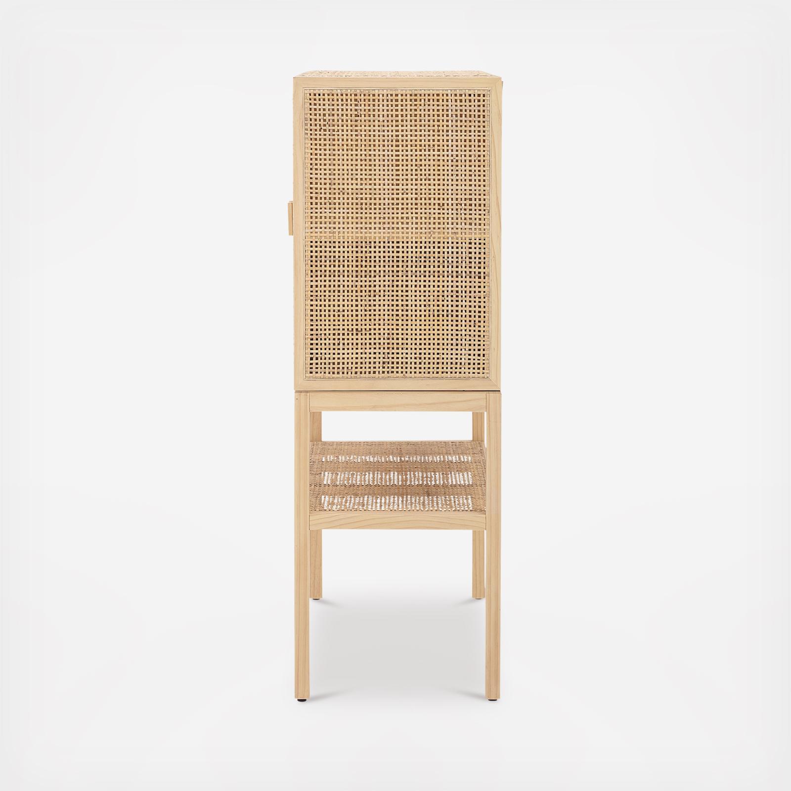 2-Door Woven Rattan Cabinet 5 2-Door Woven Rattan Cabinet