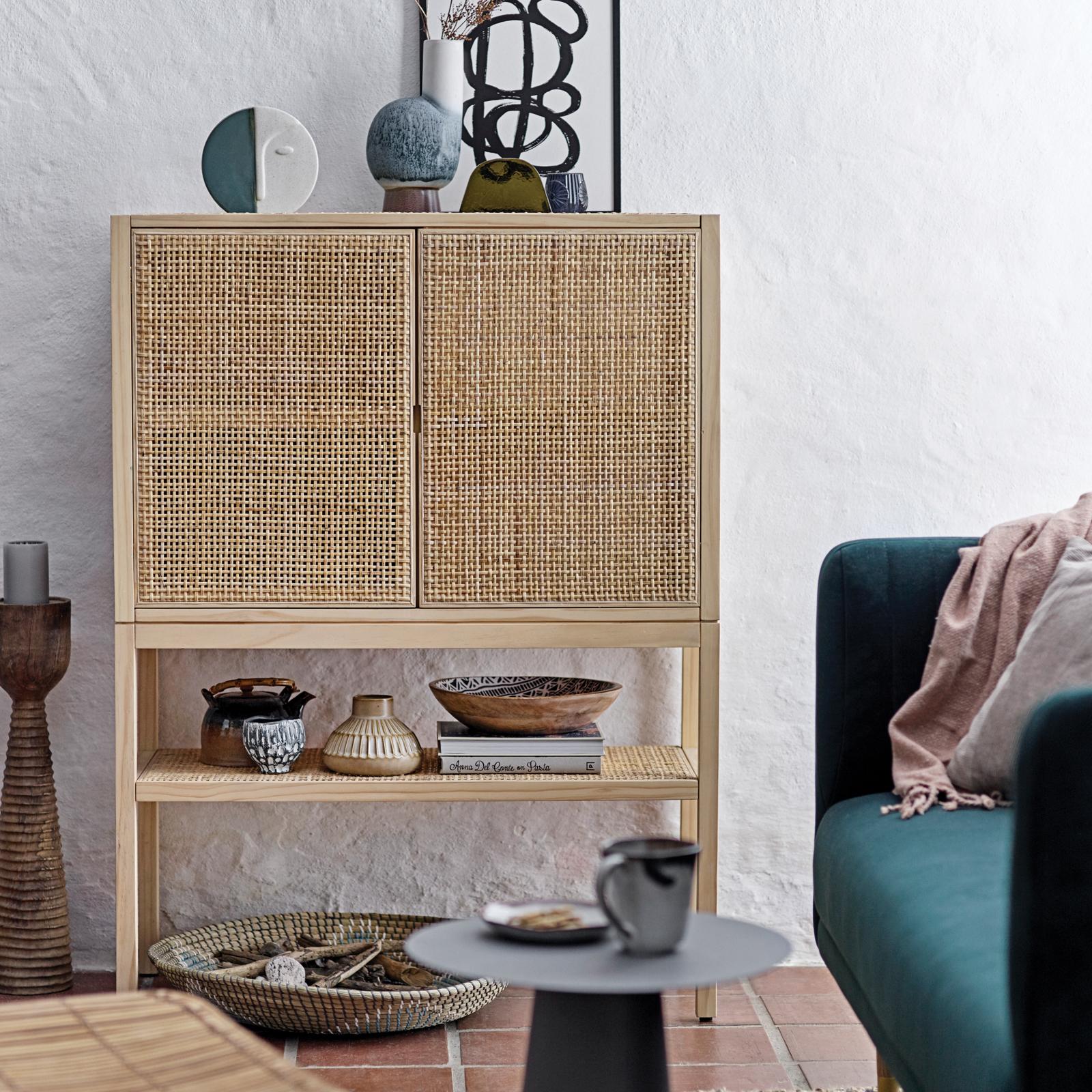 2-Door Woven Rattan Cabinet 7 2-Door Woven Rattan Cabinet