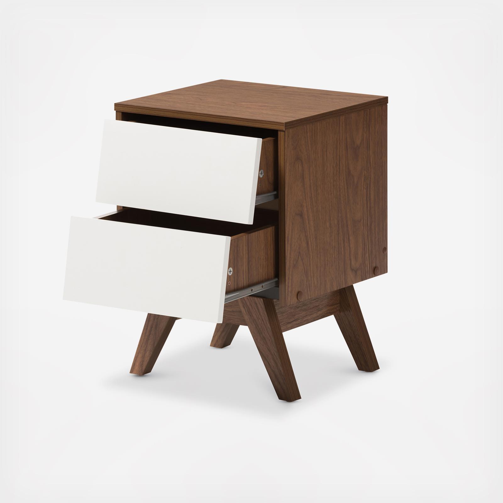 2-Drawer Nightstand 4 2-Drawer Nightstand