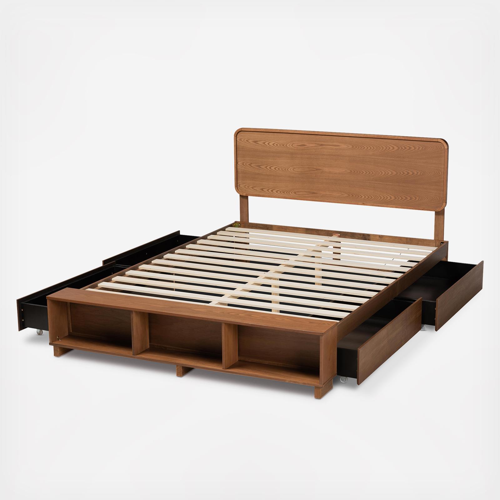 Vita 4-Drawer Platform Storage Bed 7 Vita 4-Drawer Platform Storage Bed