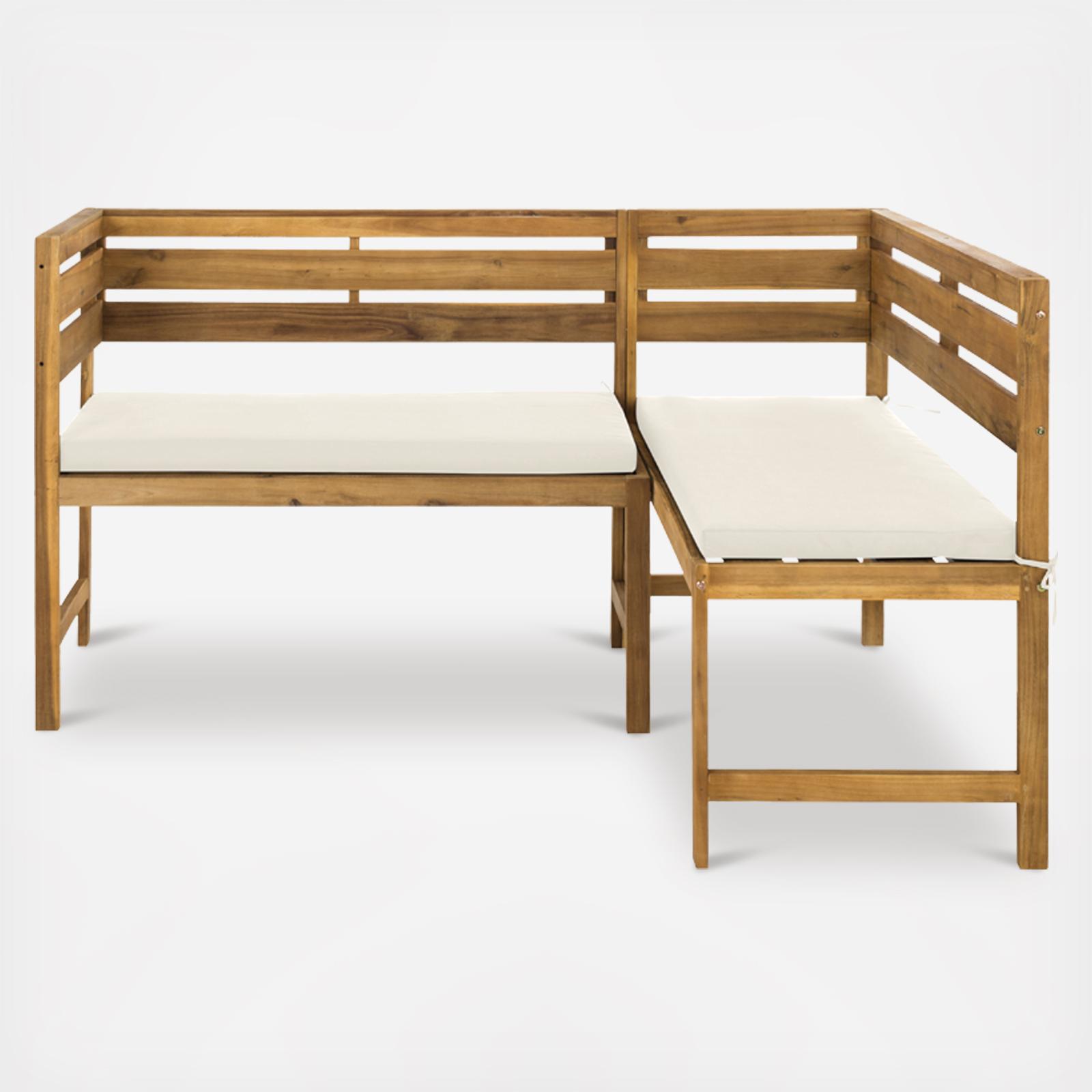 2-Piece Wilton Outdoor Balcony Corner Lounge Set