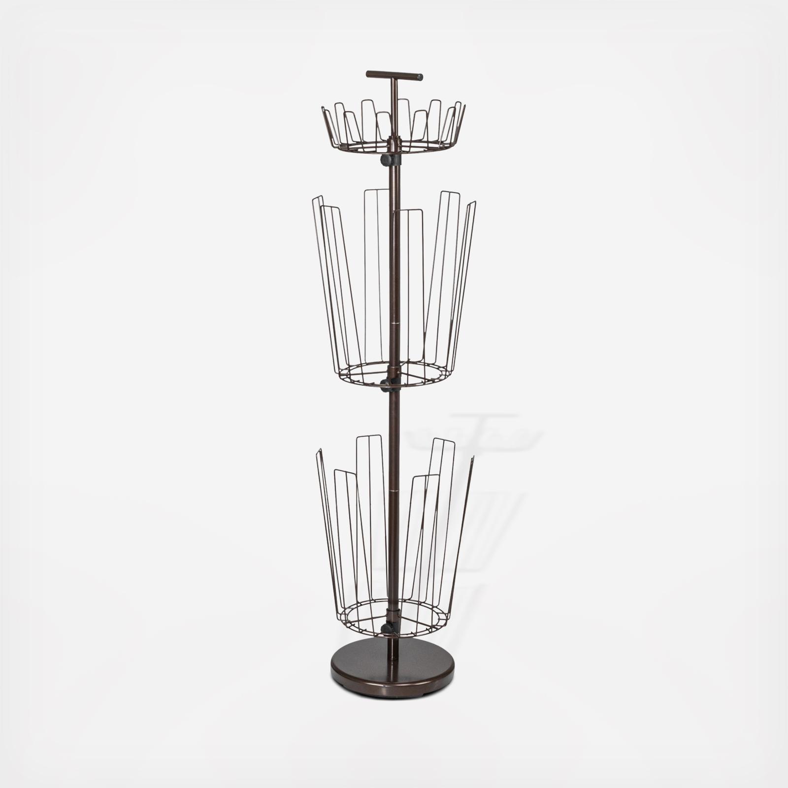 3-Tier Revolving Boot Storage Tree 2 3-Tier Revolving Boot Storage Tree