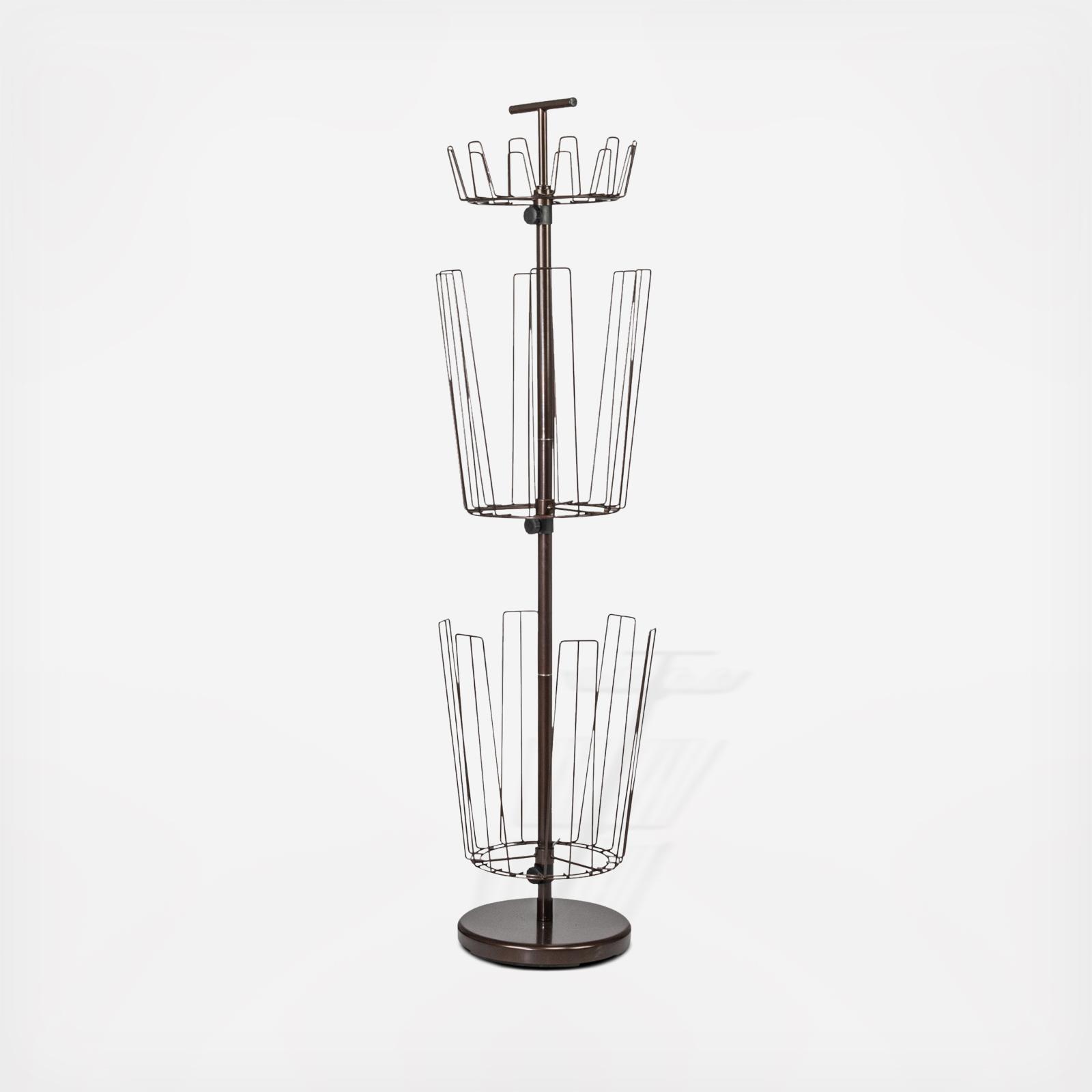 3-Tier Revolving Boot Storage Tree 3 3-Tier Revolving Boot Storage Tree