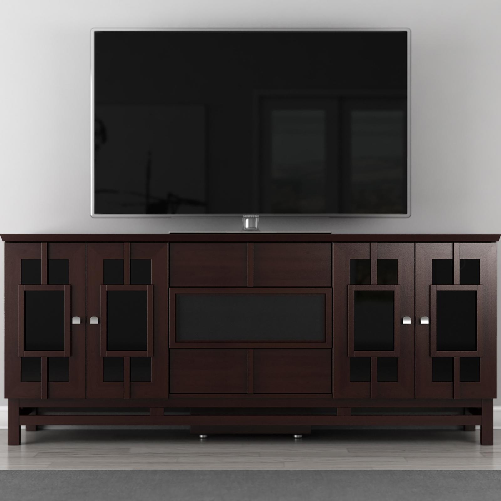 4-Door Contemporary Asian TV Stand 5 4-Door Contemporary Asian TV Stand