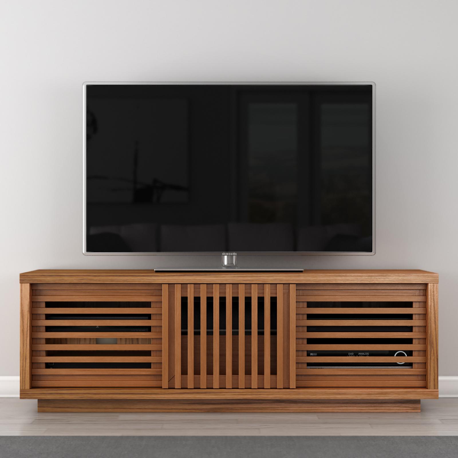 3-Door Contemporary Rustic TV Stand Media Console 10 3-Door Contemporary Rustic TV Stand Media Console