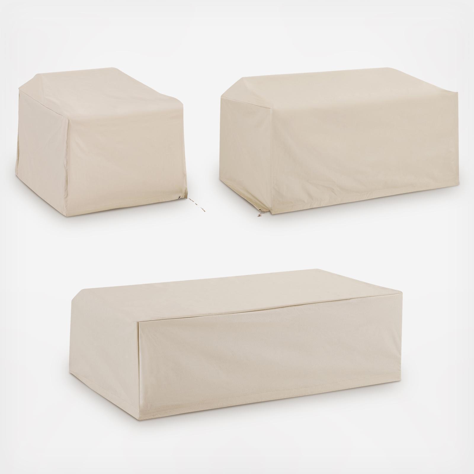 3-Piece Outdoor Furniture Cover Set 8 3-Piece Outdoor Furniture Cover Set