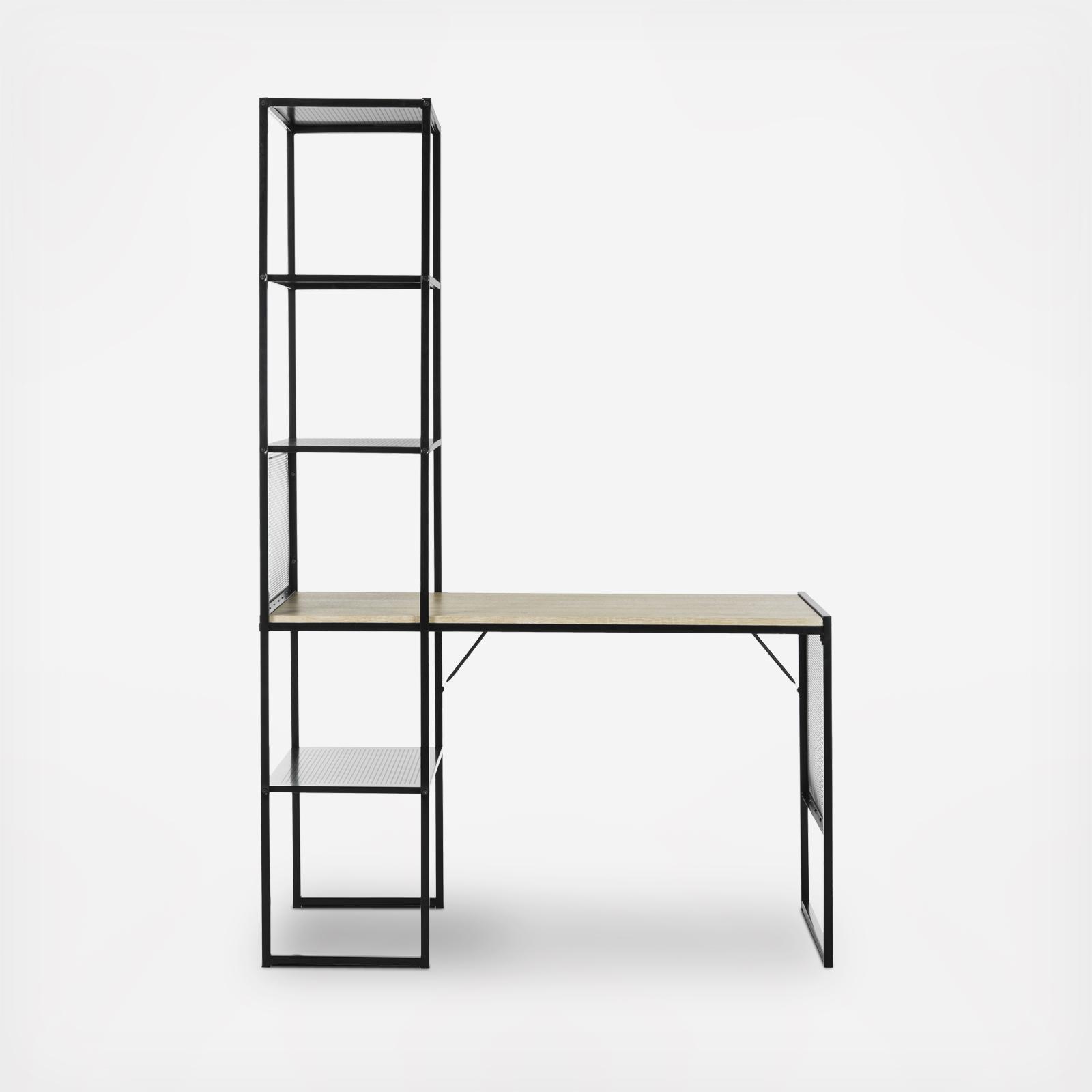 Aba Corner Writing Desk with Storage 2 Aba Corner Writing Desk with Storage