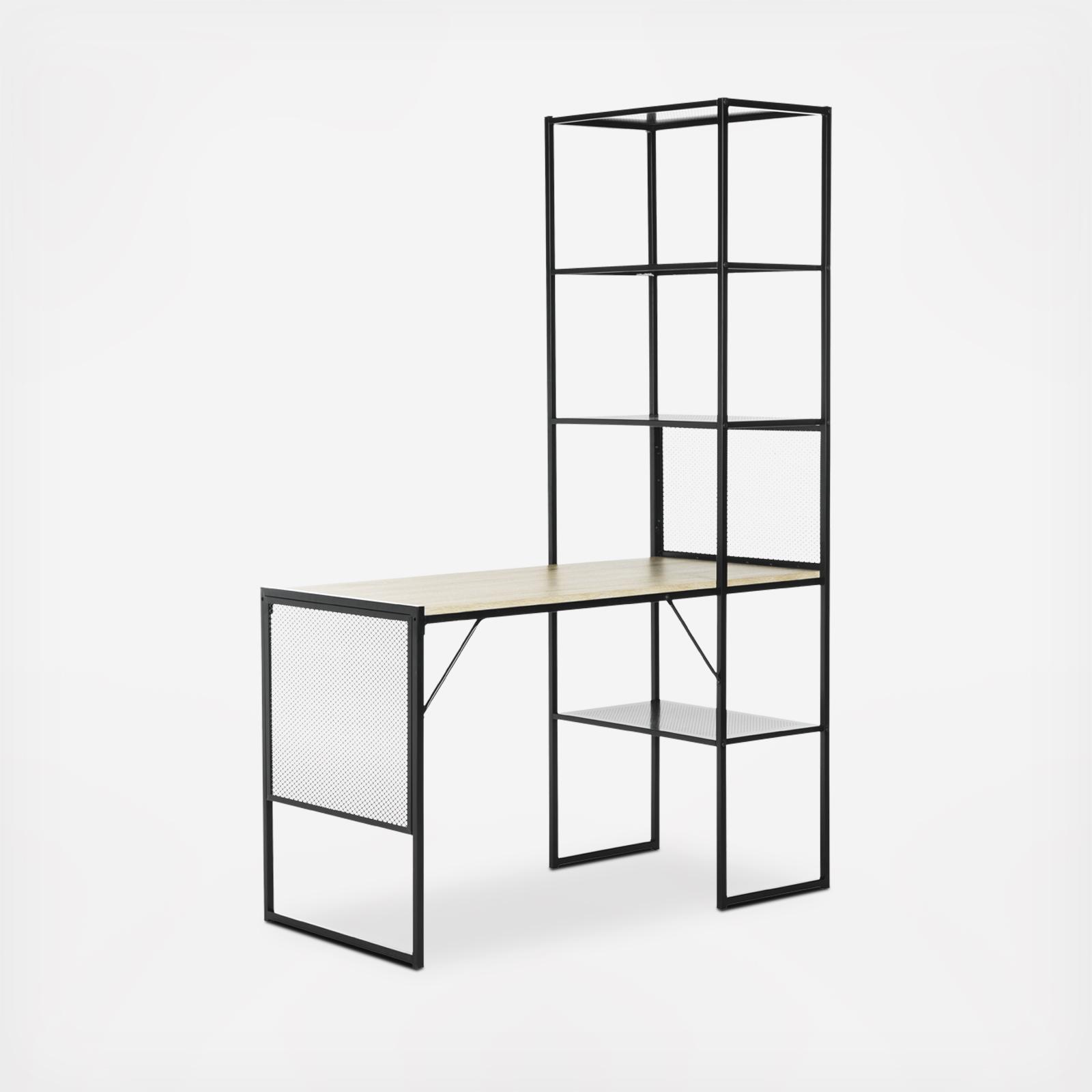 Aba Corner Writing Desk with Storage 4 Aba Corner Writing Desk with Storage