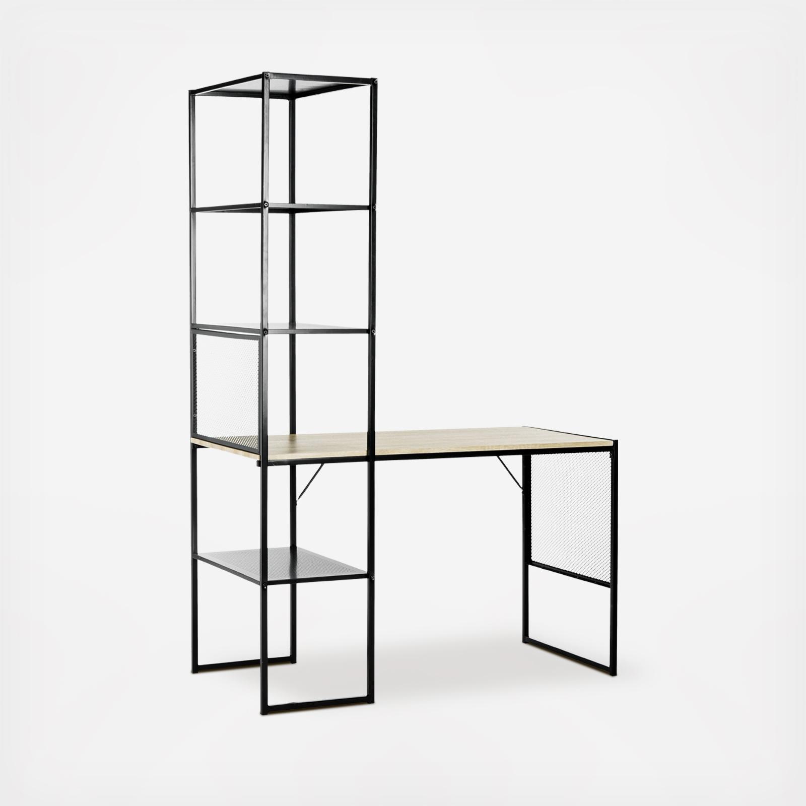 Aba Corner Writing Desk with Storage 6 Aba Corner Writing Desk with Storage