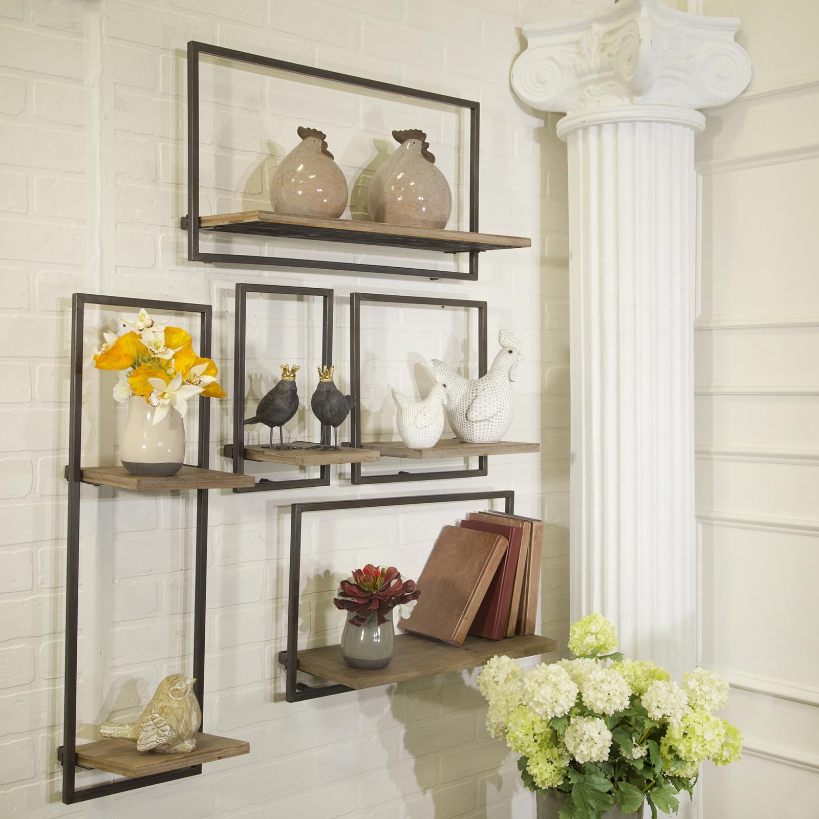 5-Piece Floating Shelf Set 1 5-Piece Floating Shelf Set
