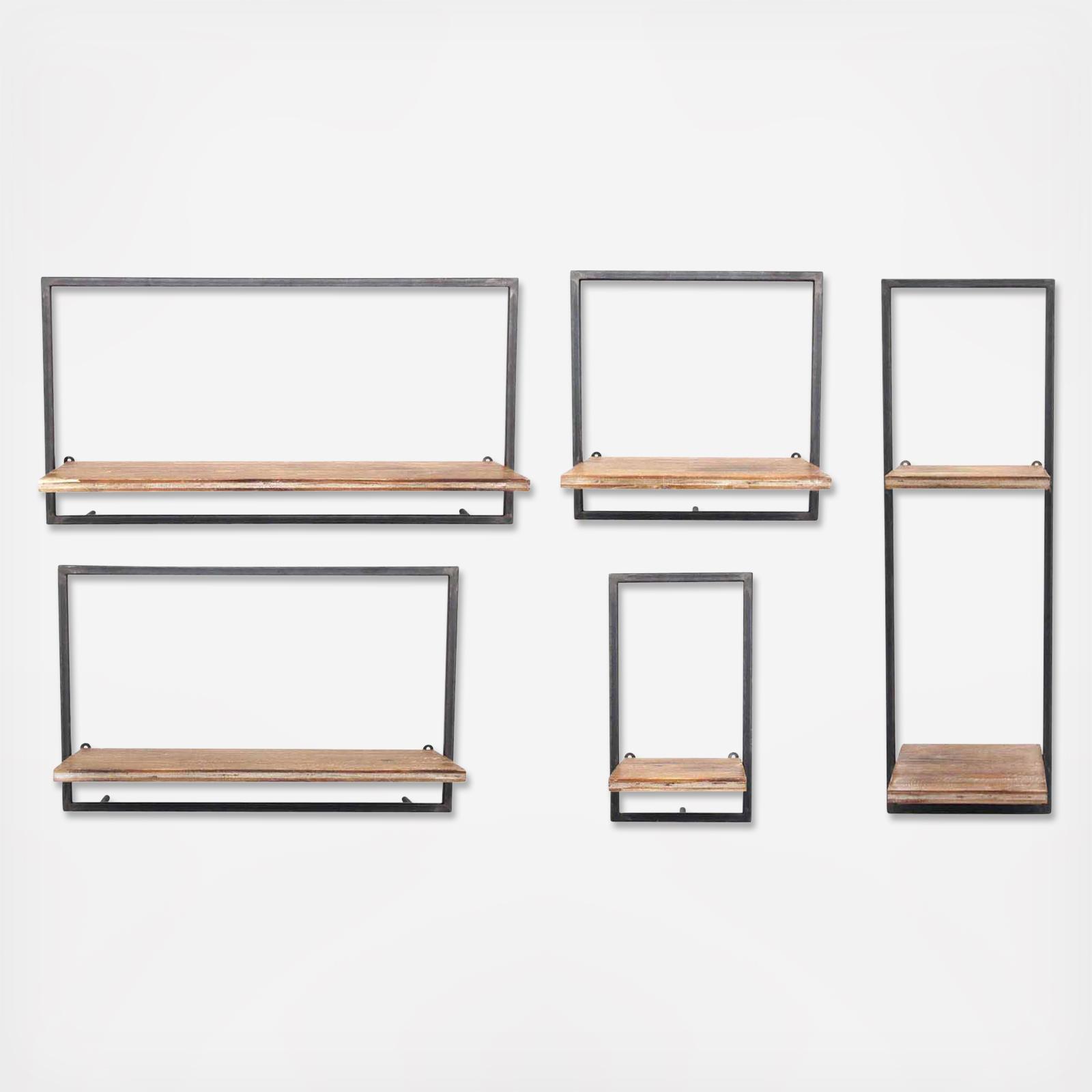 5-Piece Floating Shelf Set 2 5-Piece Floating Shelf Set