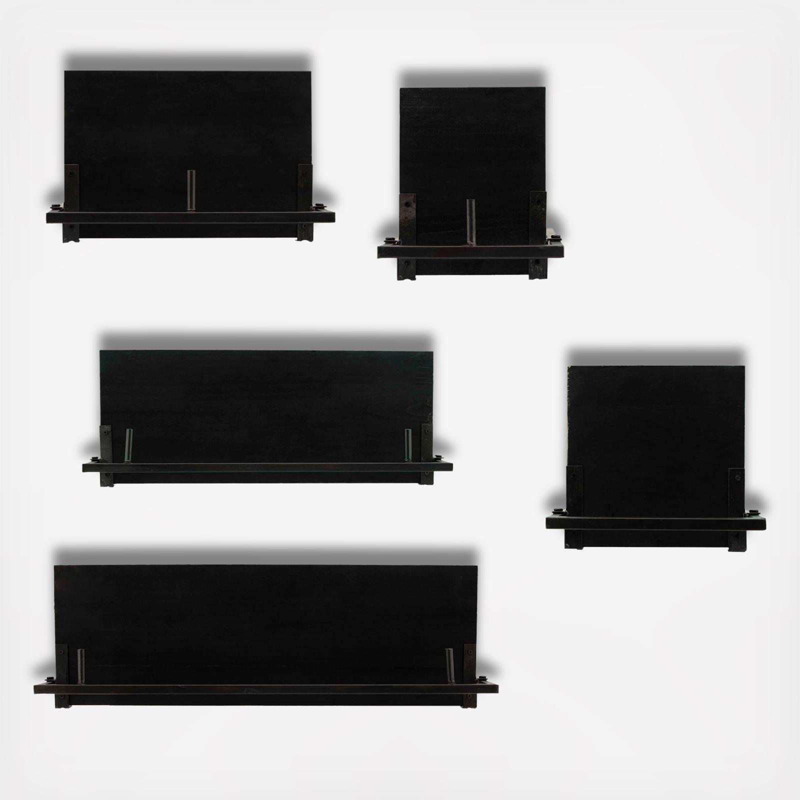 5-Piece Floating Shelf Set 3 5-Piece Floating Shelf Set