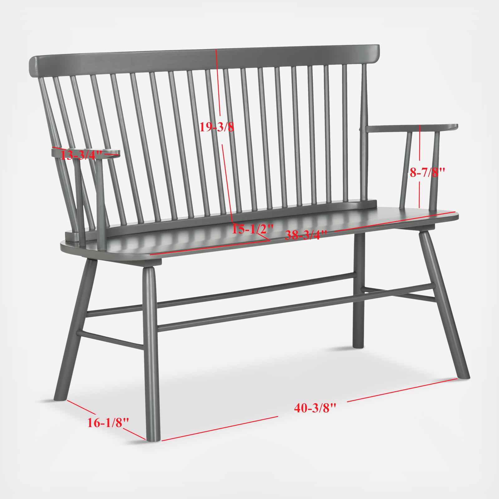 Addison Spindleback Settee 8 Addison Spindleback Settee