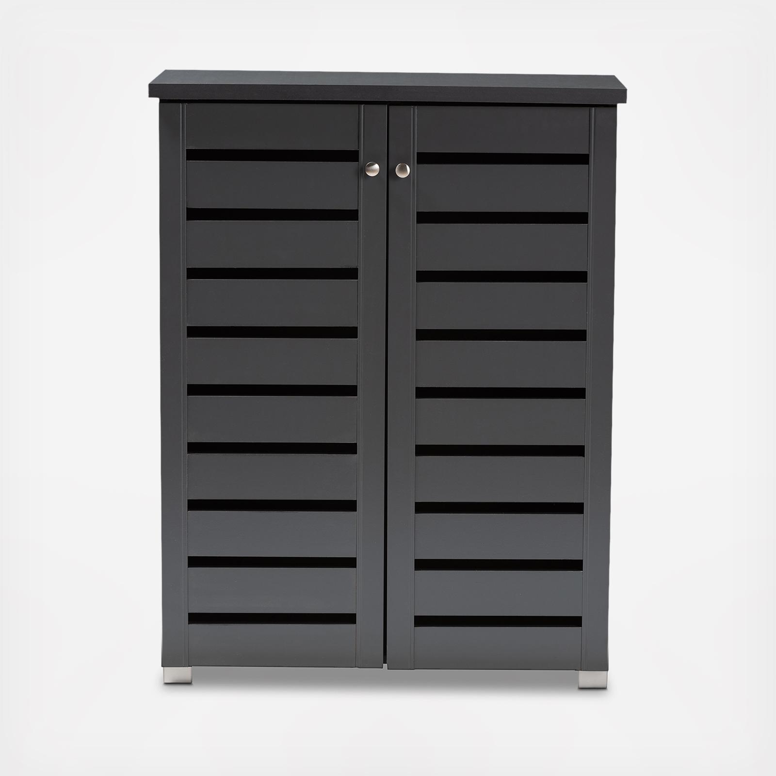 Adalwin 2-Door Wooden Entryway Shoe Storage Cabinet 5 Adalwin 2-Door Wooden Entryway Shoe Storage Cabinet
