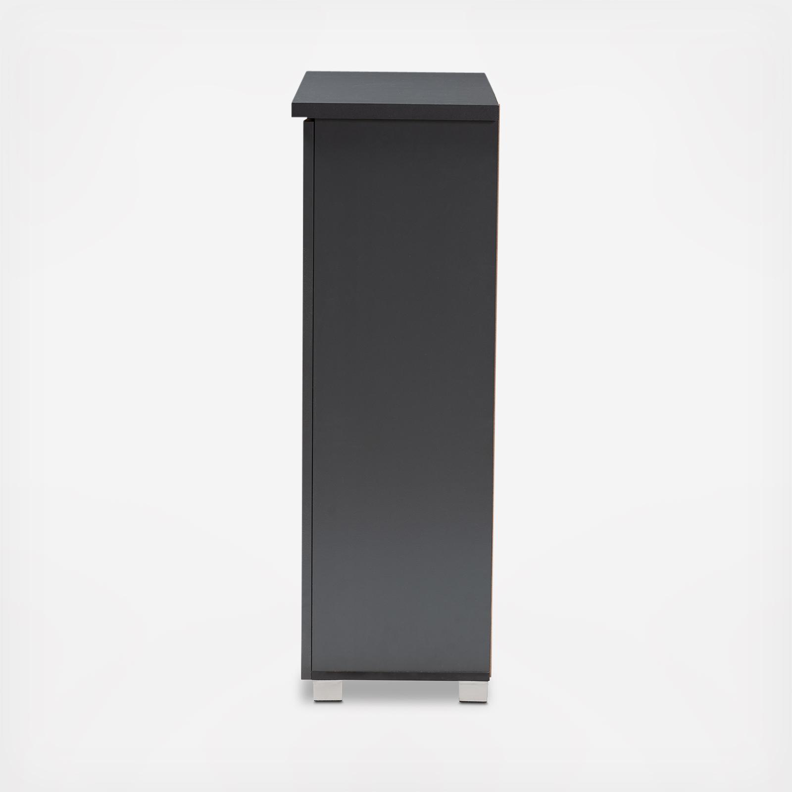 Adalwin 2-Door Wooden Entryway Shoe Storage Cabinet 6 Adalwin 2-Door Wooden Entryway Shoe Storage Cabinet