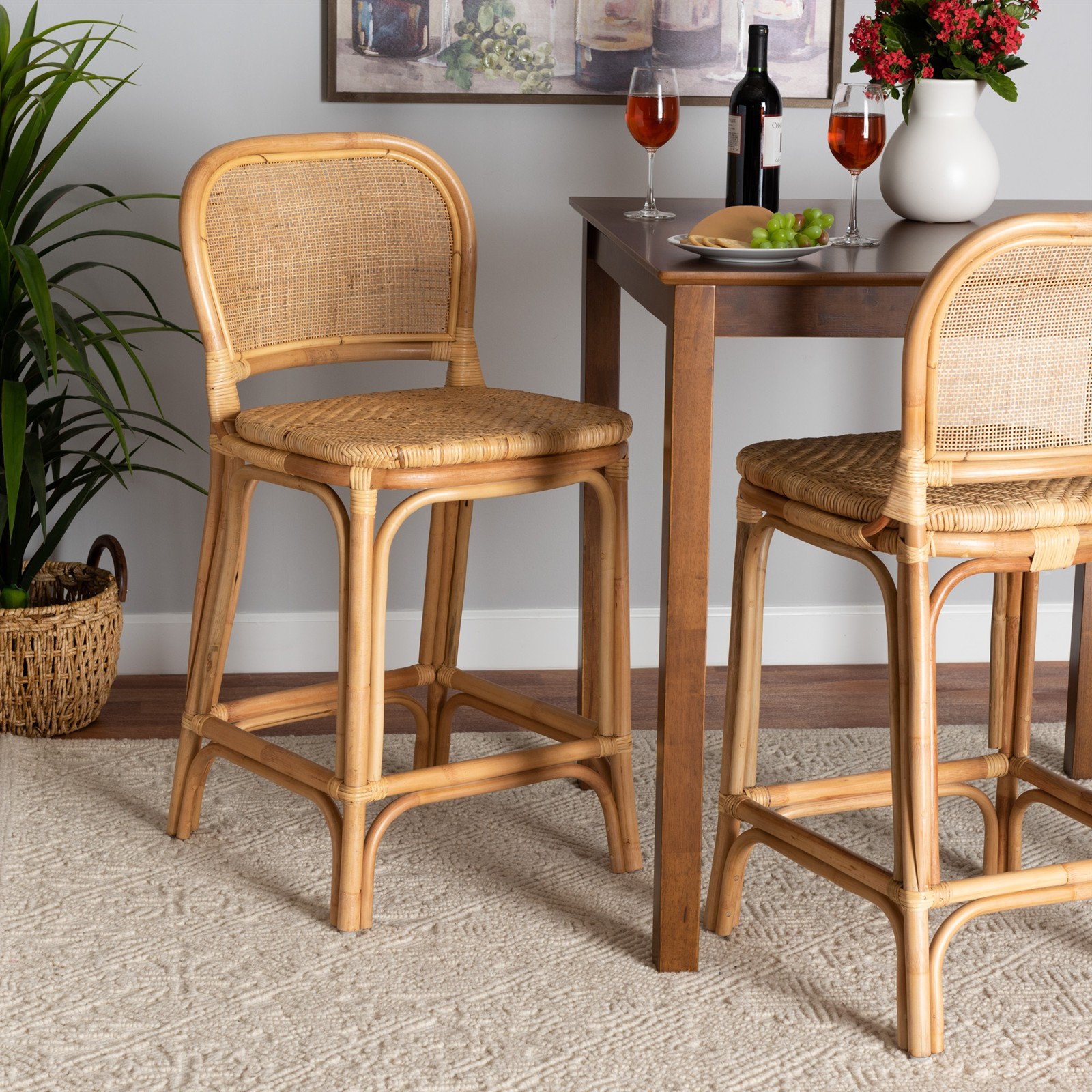 Adrena Modern Bohemian Counter Stool 3 Adrena Modern Bohemian Counter Stool