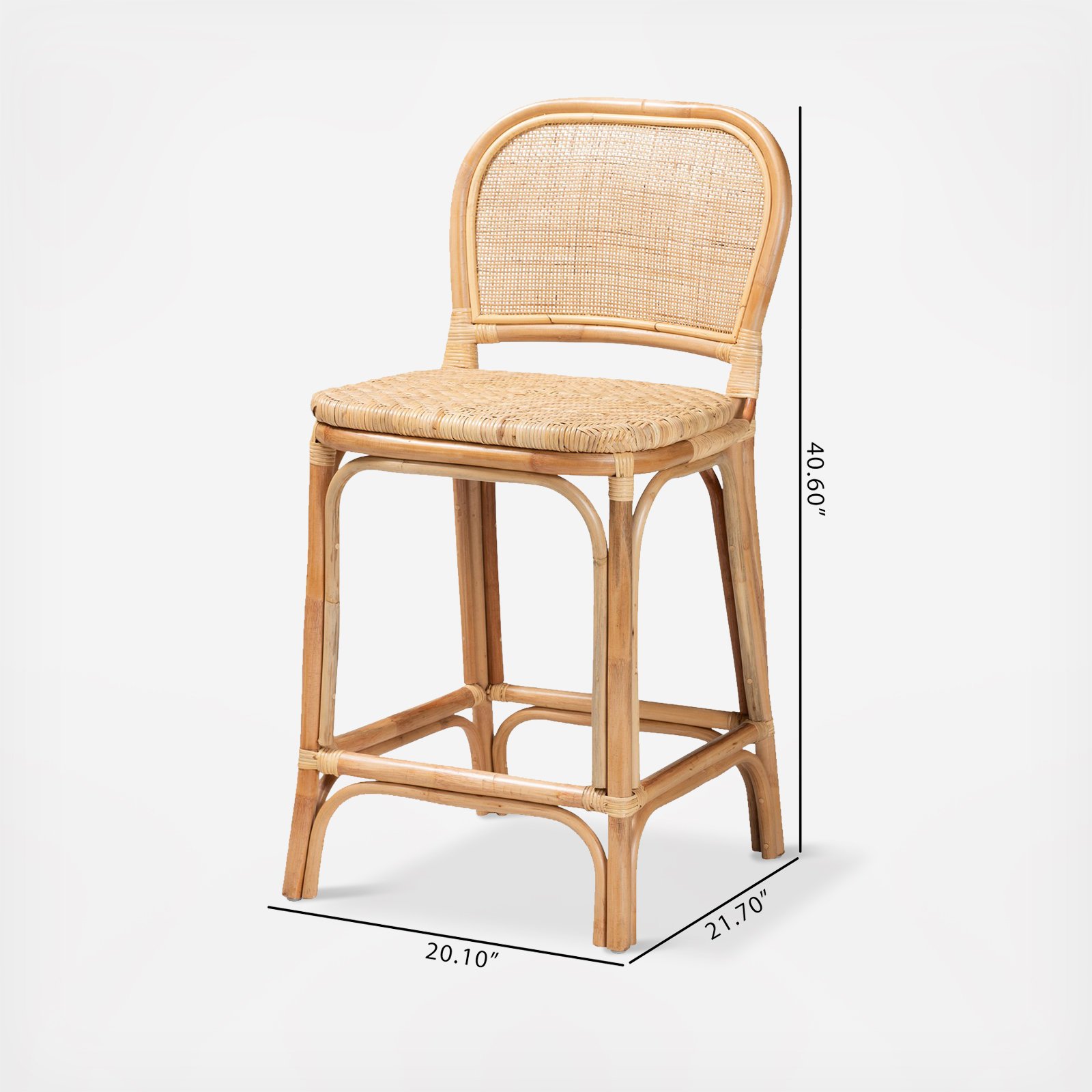 Adrena Modern Bohemian Counter Stool 6 Adrena Modern Bohemian Counter Stool