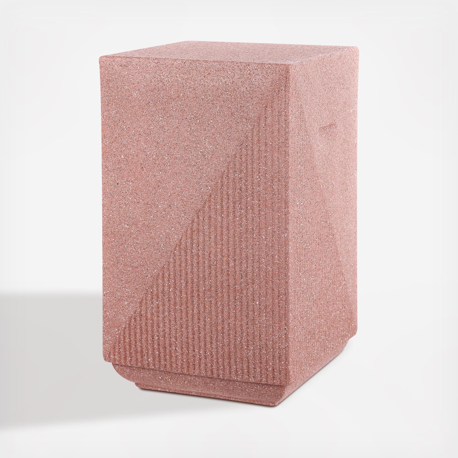 Adrian Contemporary Minimalist Square Accent Table