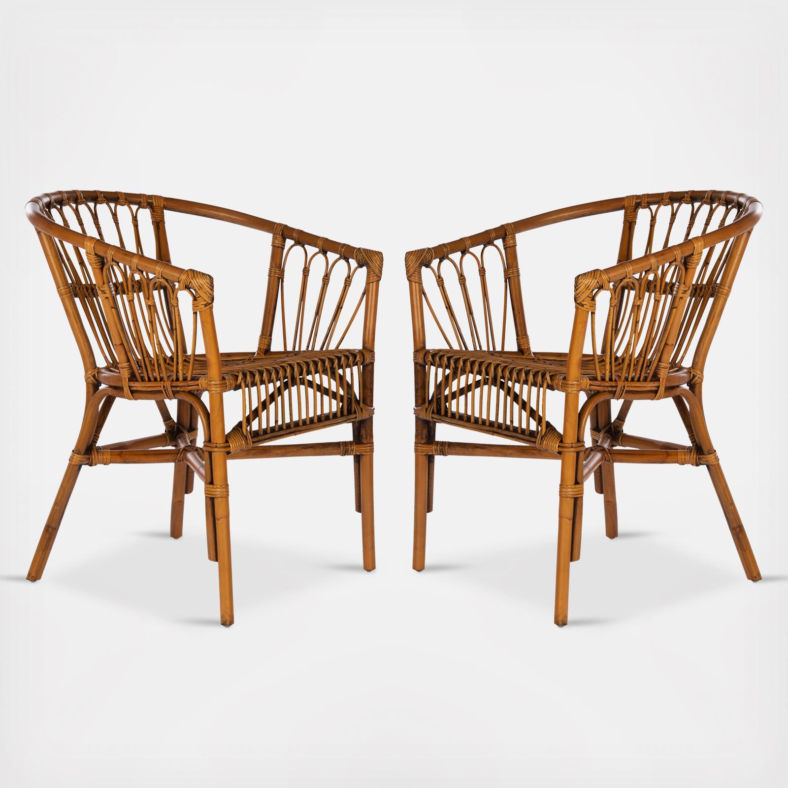 Adriana Rattan Accent Chair 13 Adriana Rattan Accent Chair