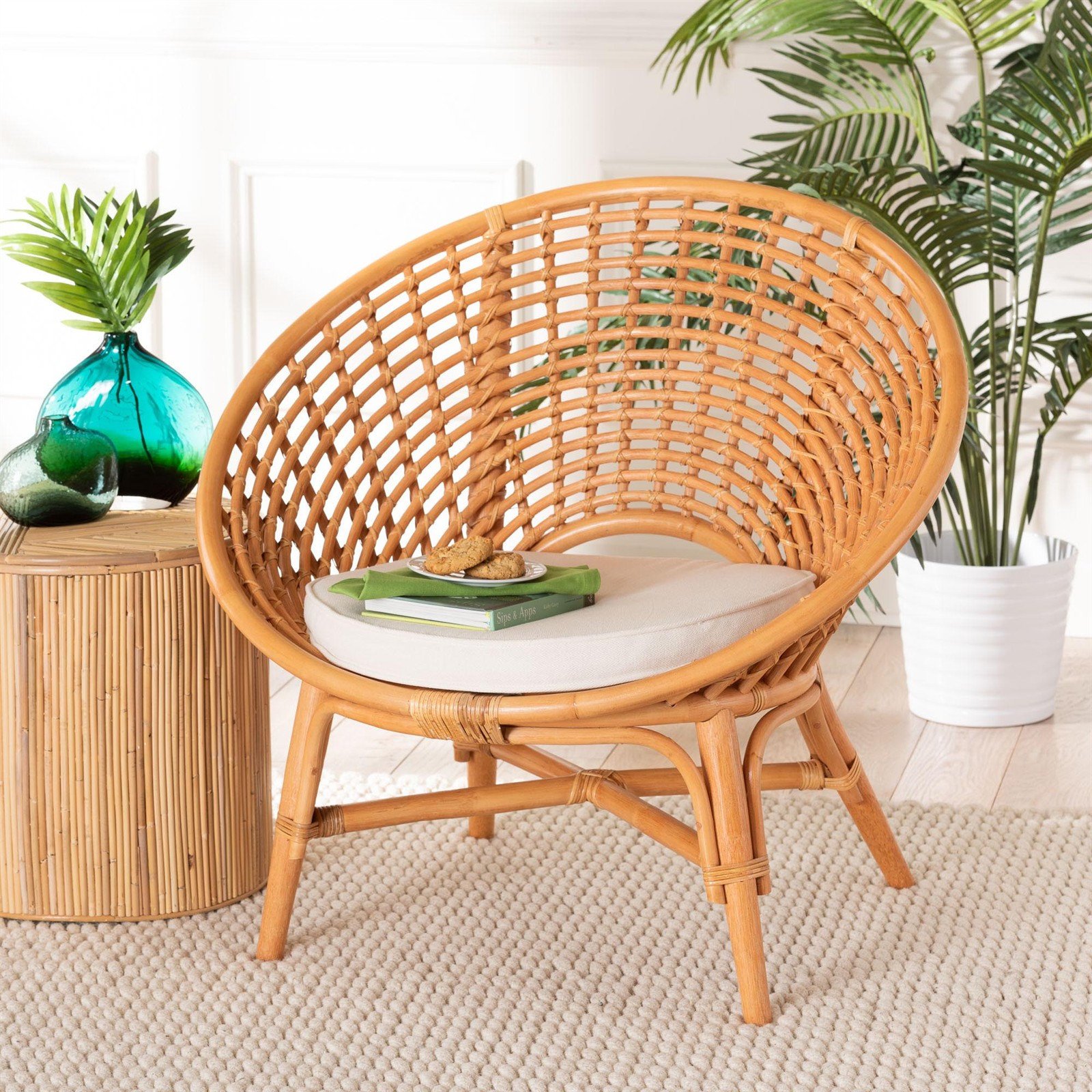 Aerin Modern Bohemian Accent Chair 3 Aerin Modern Bohemian Accent Chair