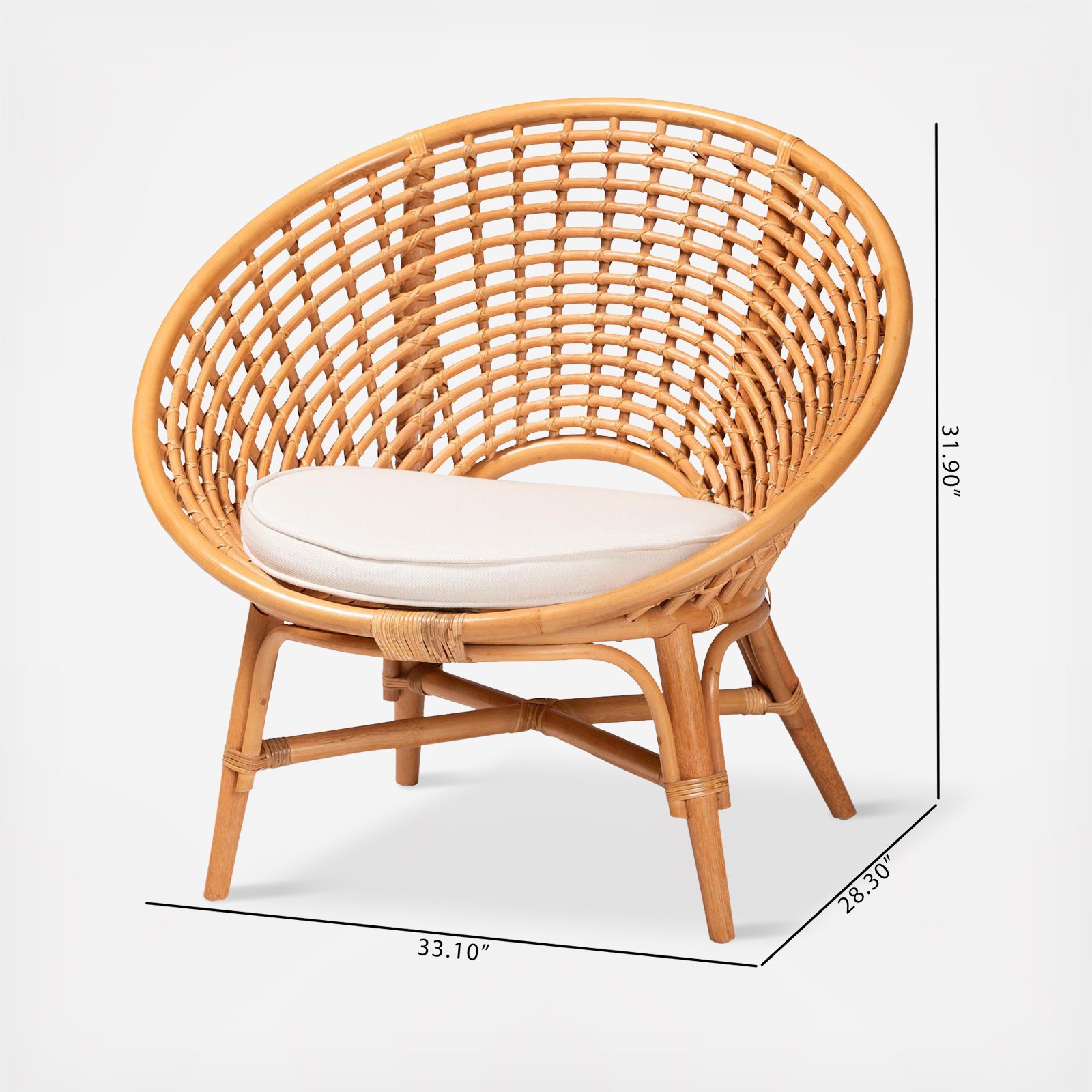 Aerin Modern Bohemian Accent Chair 6 Aerin Modern Bohemian Accent Chair