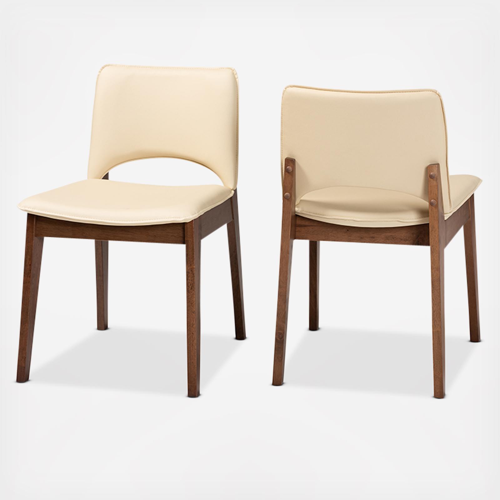 Afton Mid-Century Modern Dining Chair, Set of 2 13 Afton Mid-Century Modern Dining Chair, Set of 2