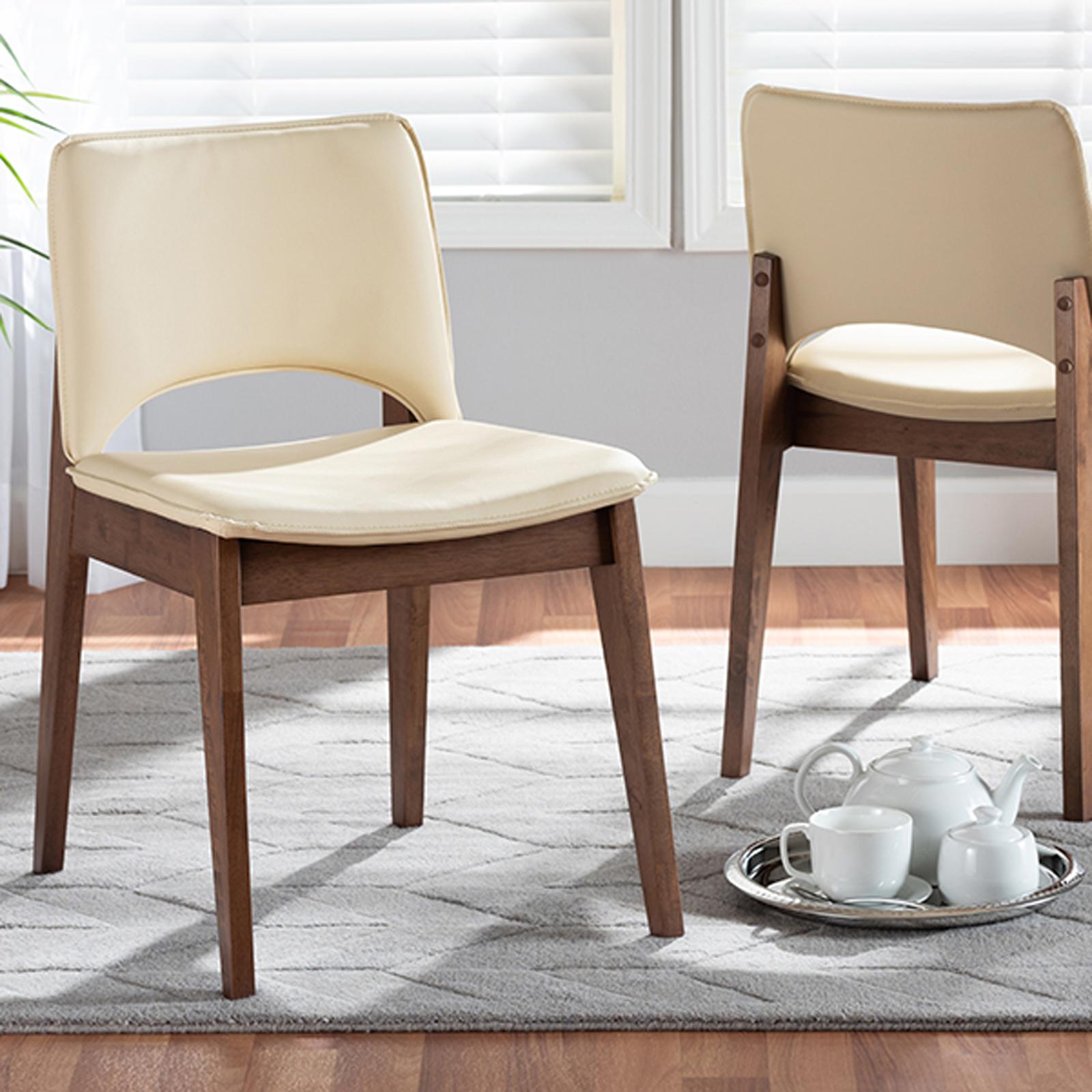 Afton Mid-Century Modern Dining Chair, Set of 2 7 Afton Mid-Century Modern Dining Chair, Set of 2