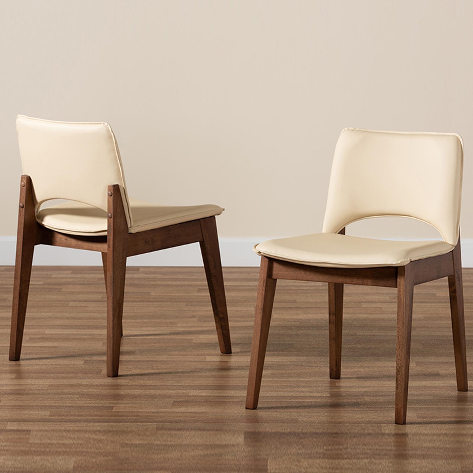 Afton Mid-Century Modern Dining Chair, Set of 2 8 Afton Mid-Century Modern Dining Chair, Set of 2
