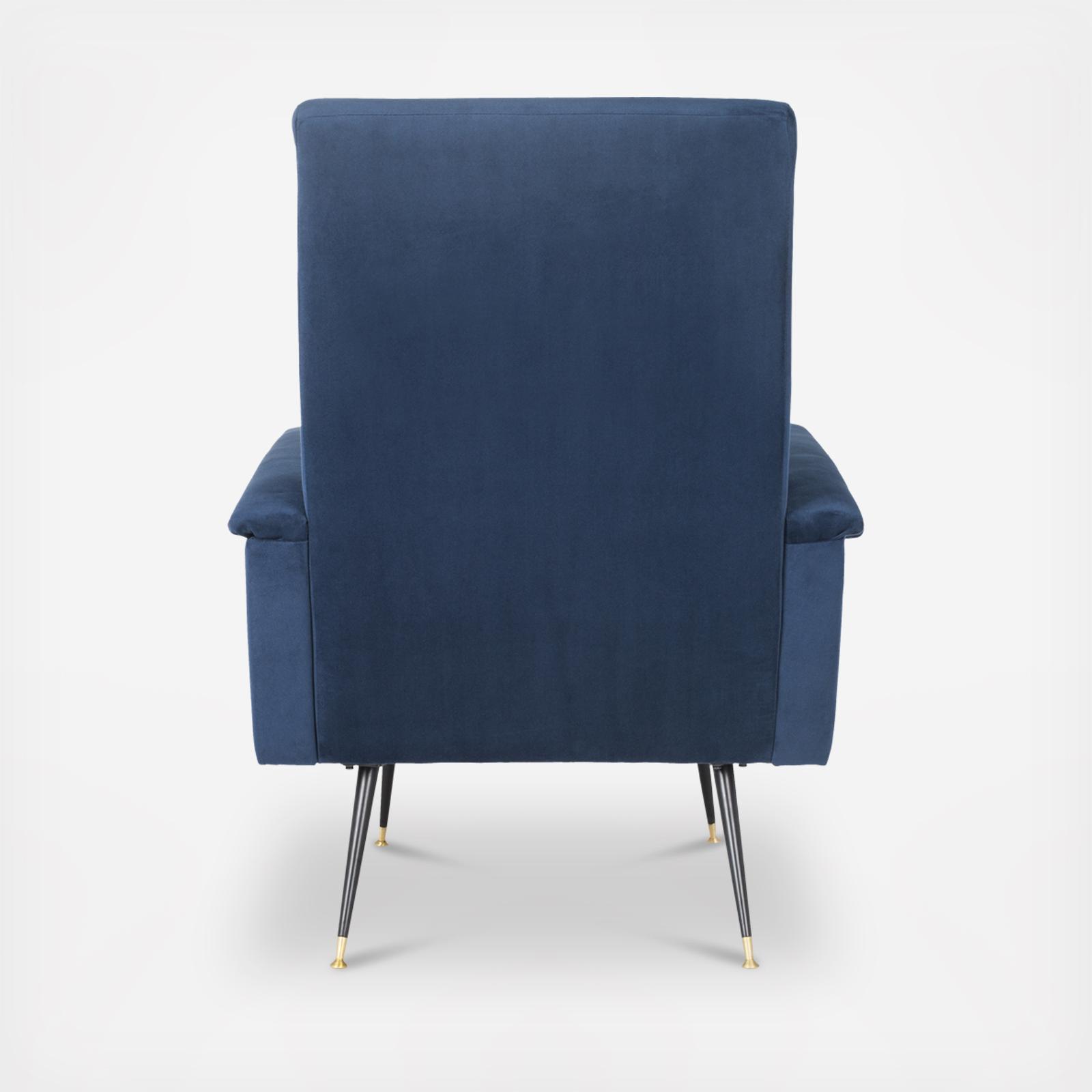 Aida Velvet Retro Accent Chair 3 Aida Velvet Retro Accent Chair
