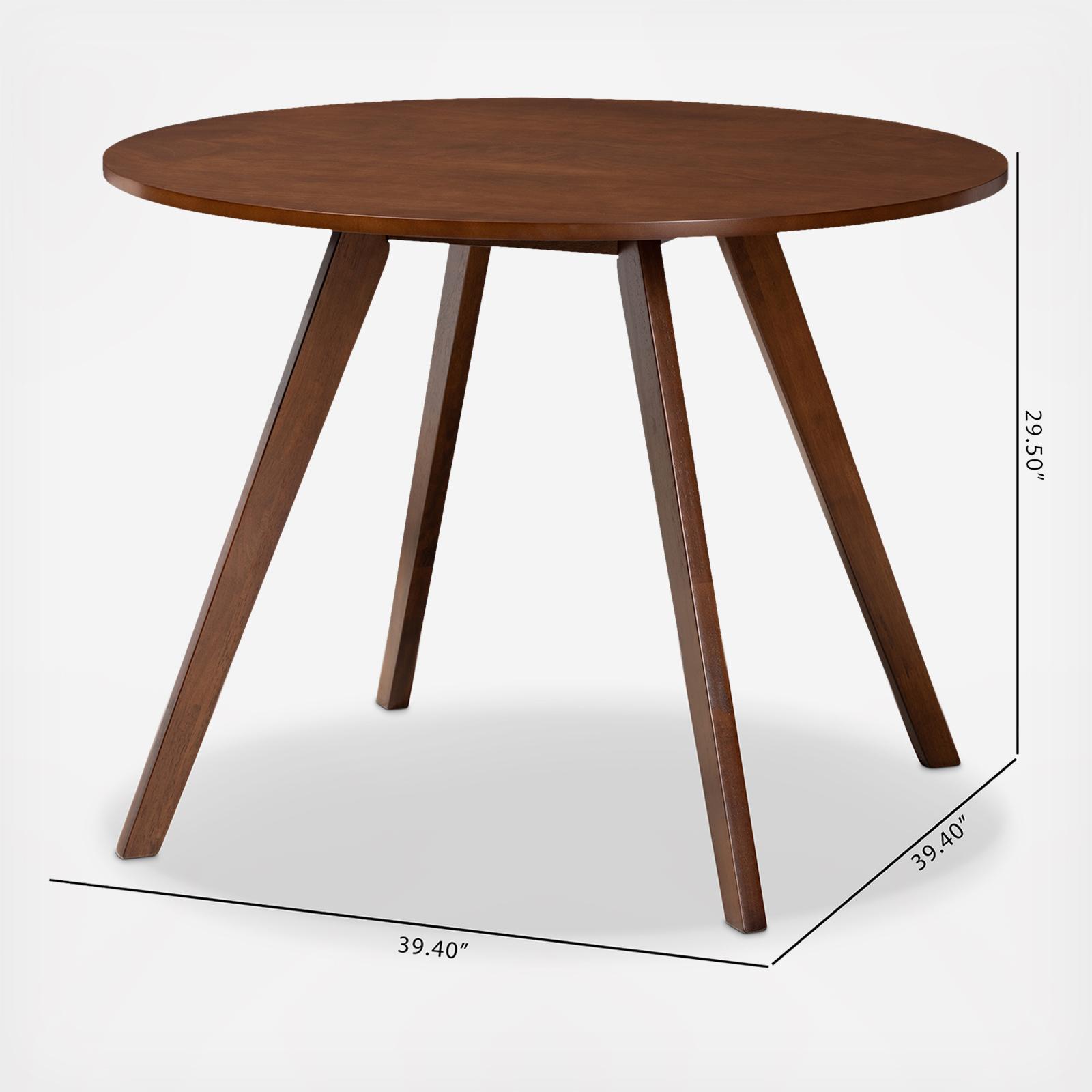 Alana Mid-Century Modern Dining Table 5 Alana Mid-Century Modern Dining Table