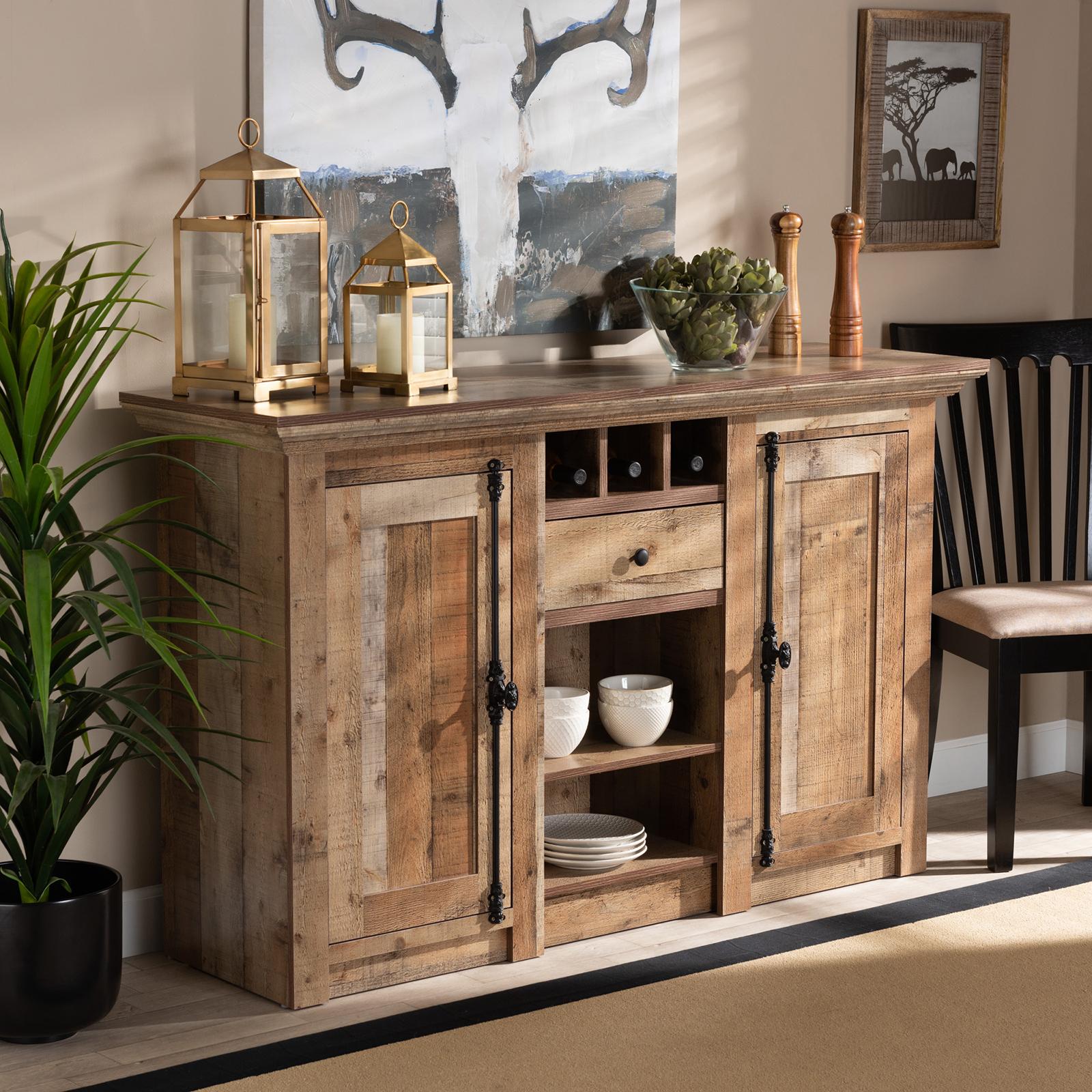 Albert Farmhouse 2-Door Sideboard Buffet 9 Albert Farmhouse 2-Door Sideboard Buffet