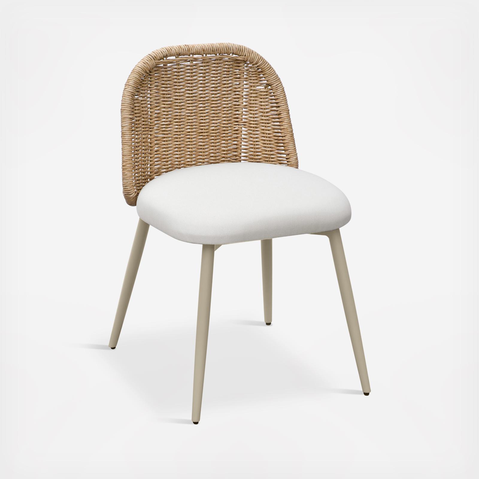 Alexa Performance Fabric Outdoor Dining Chair
