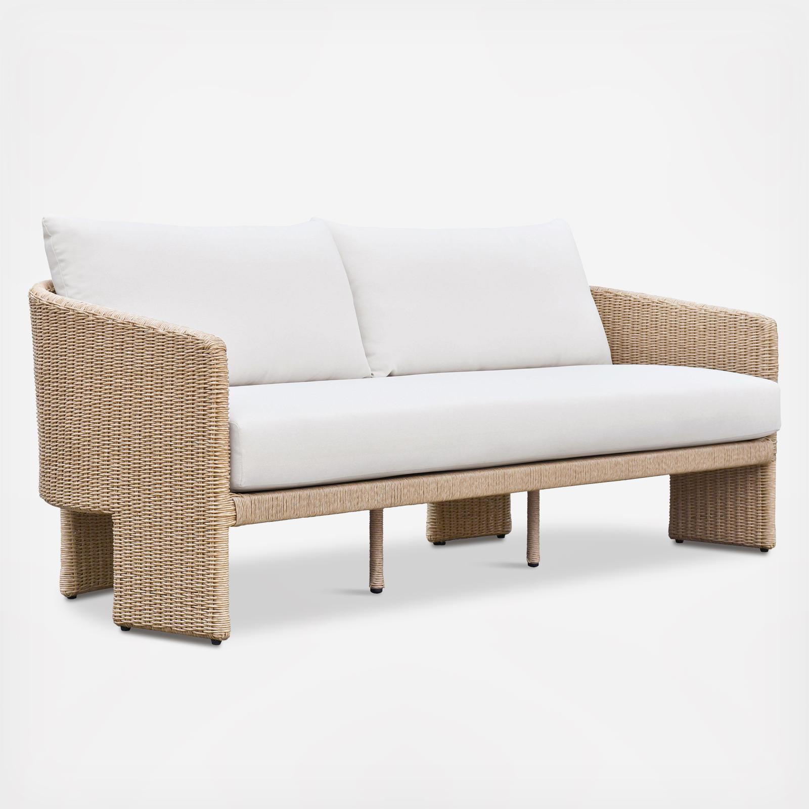 Alexa Performance Fabric Outdoor Sofa 2 Alexa Performance Fabric Outdoor Sofa