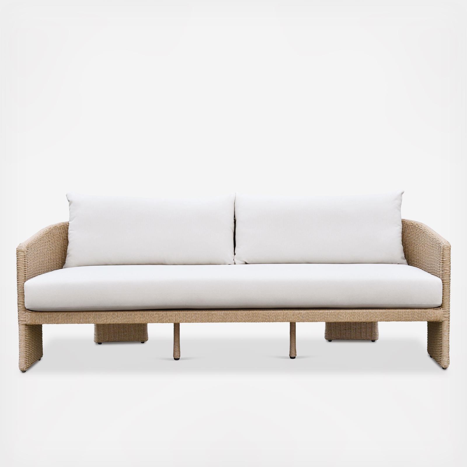 Alexa Performance Fabric Outdoor Sofa 3 Alexa Performance Fabric Outdoor Sofa