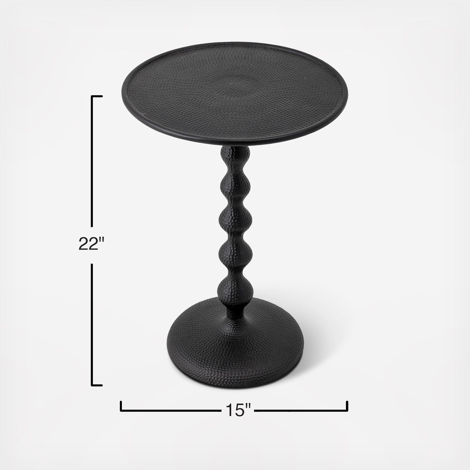 Alexander Hammered Metal Table 8 Alexander Hammered Metal Table