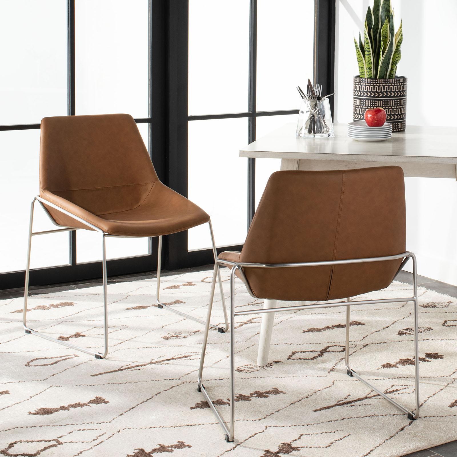 Alexis Mid-Century Dining Chair, Set of 2