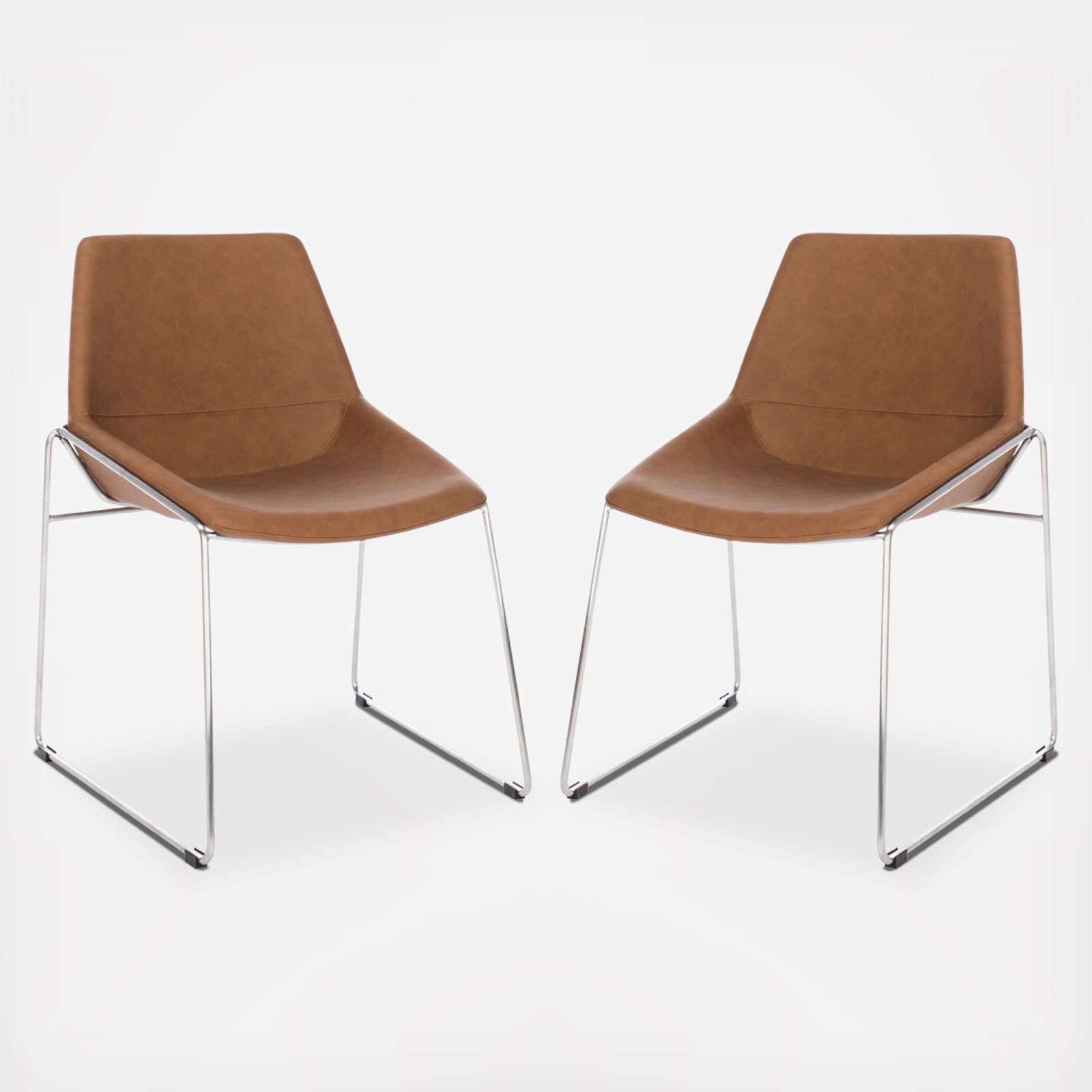 Alexis Mid-Century Dining Chair, Set of 2 3 Alexis Mid-Century Dining Chair, Set of 2